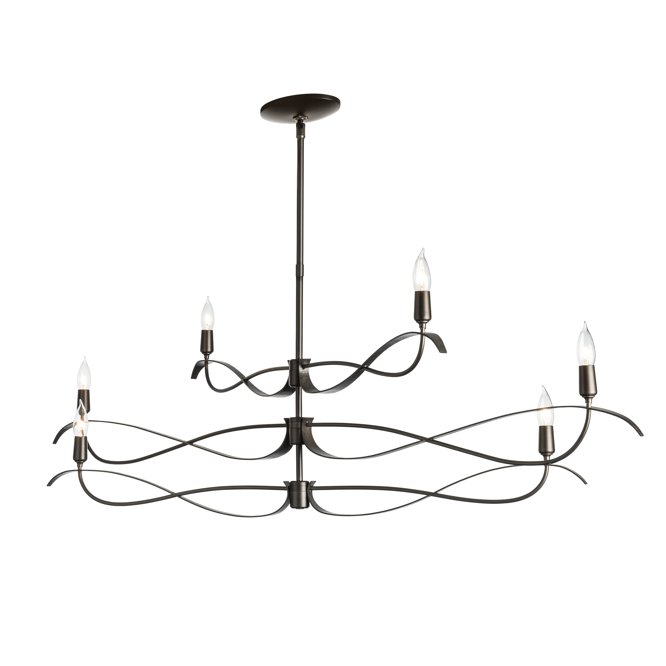 Chandelier En Fer Forgé Noir Vintage Style Medieval Chandelier En Fer Forgé Noir Vintage Style Medieval