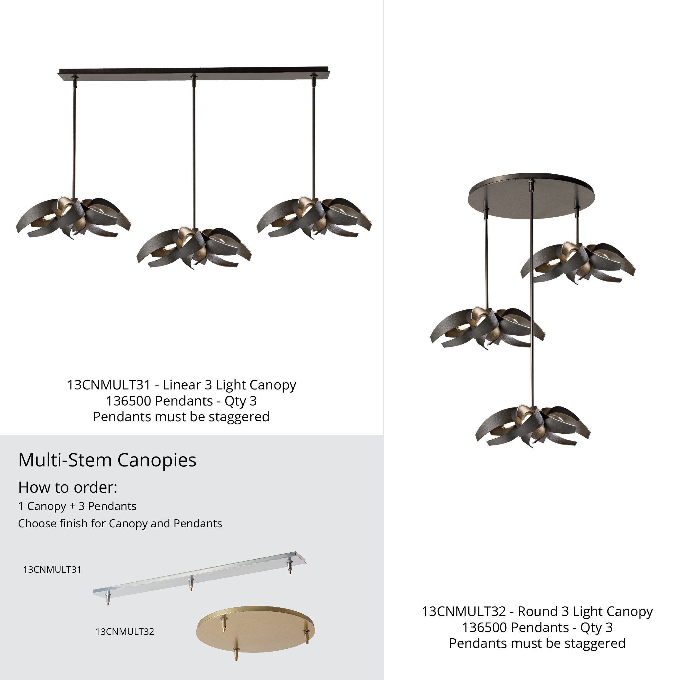 Corona Small Pendant | by Hubbardton Forge | 136500
