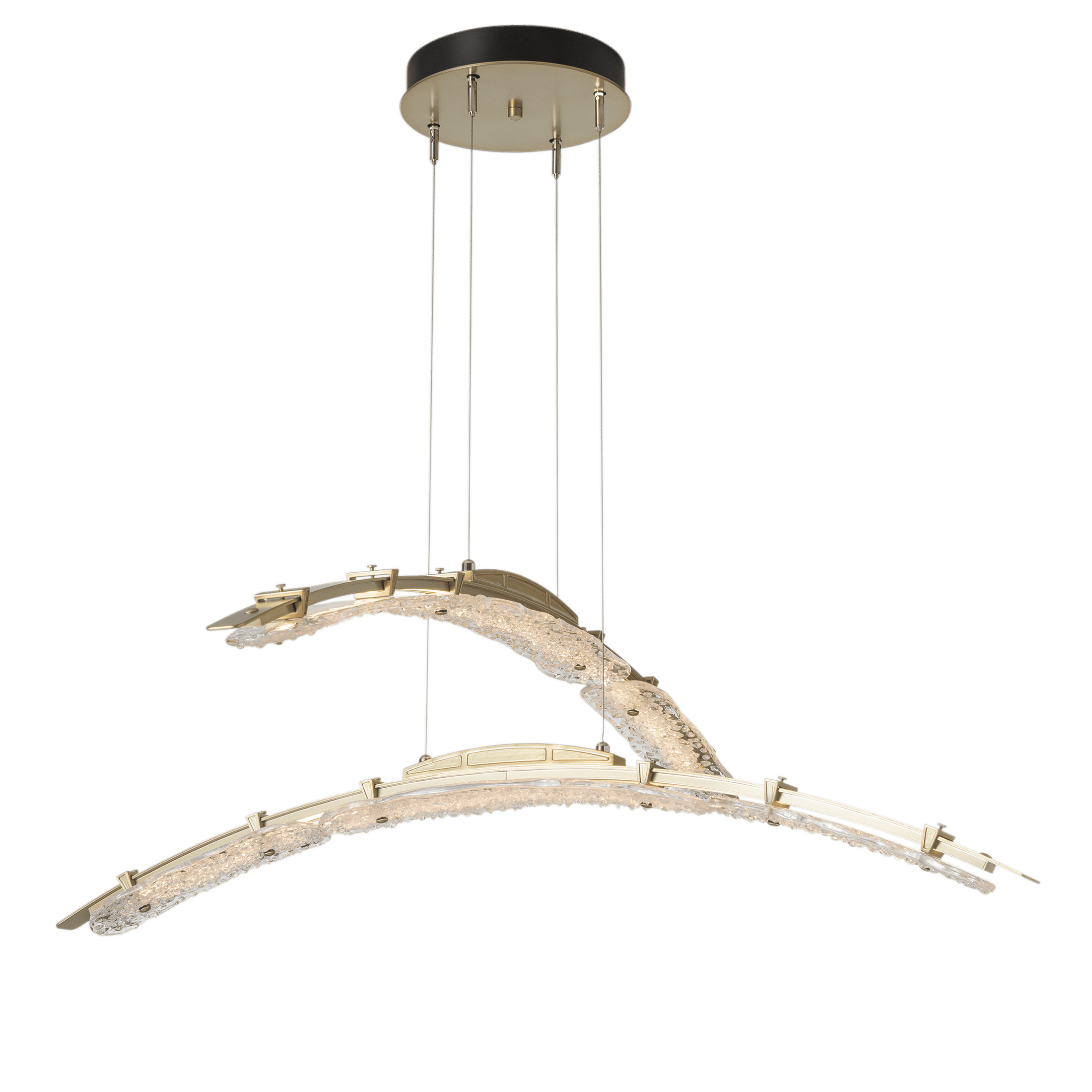 Glissade Double Large LED Pendant | by Hubbardton Forge | 137587