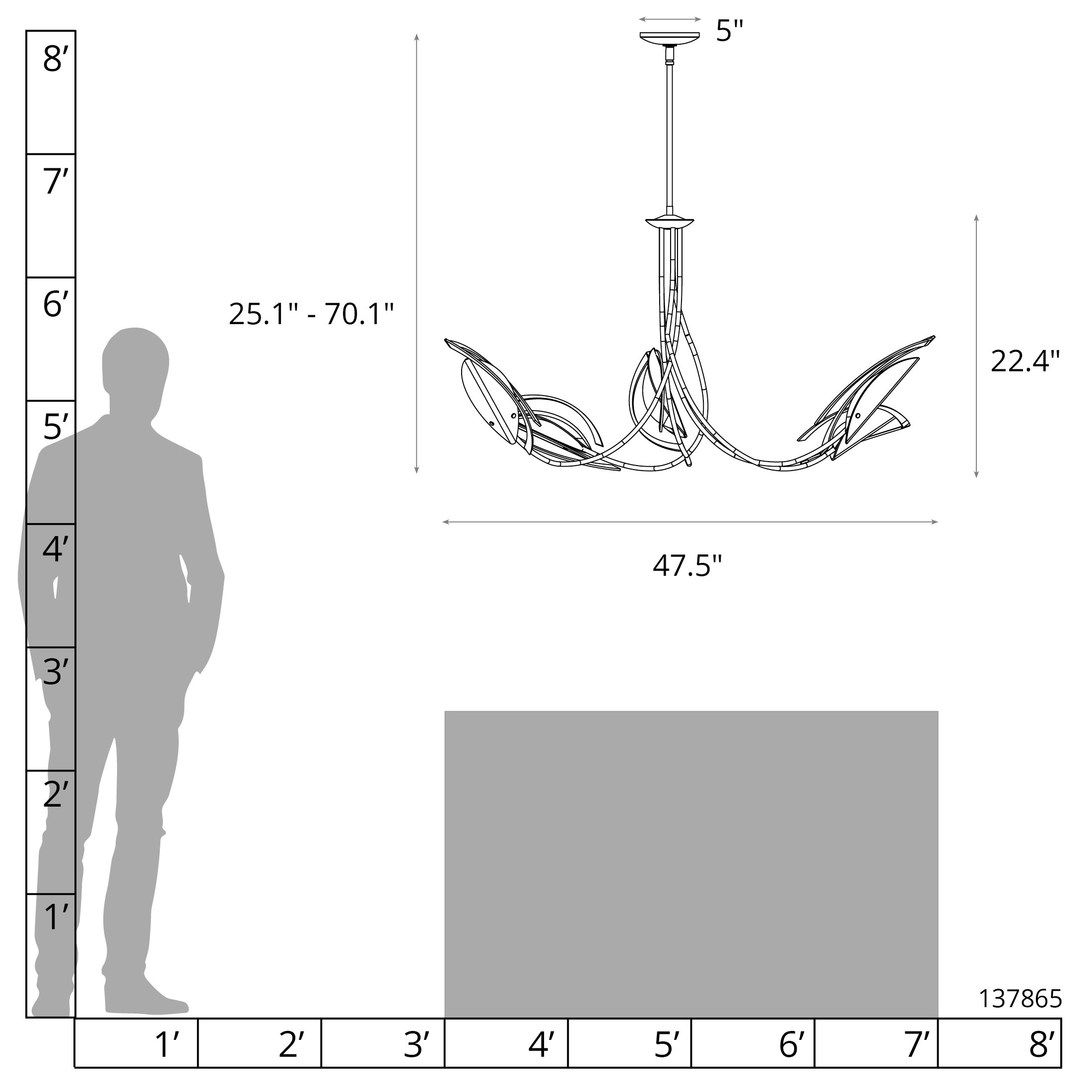 Aerial Pendant | by Hubbardton Forge | 137865