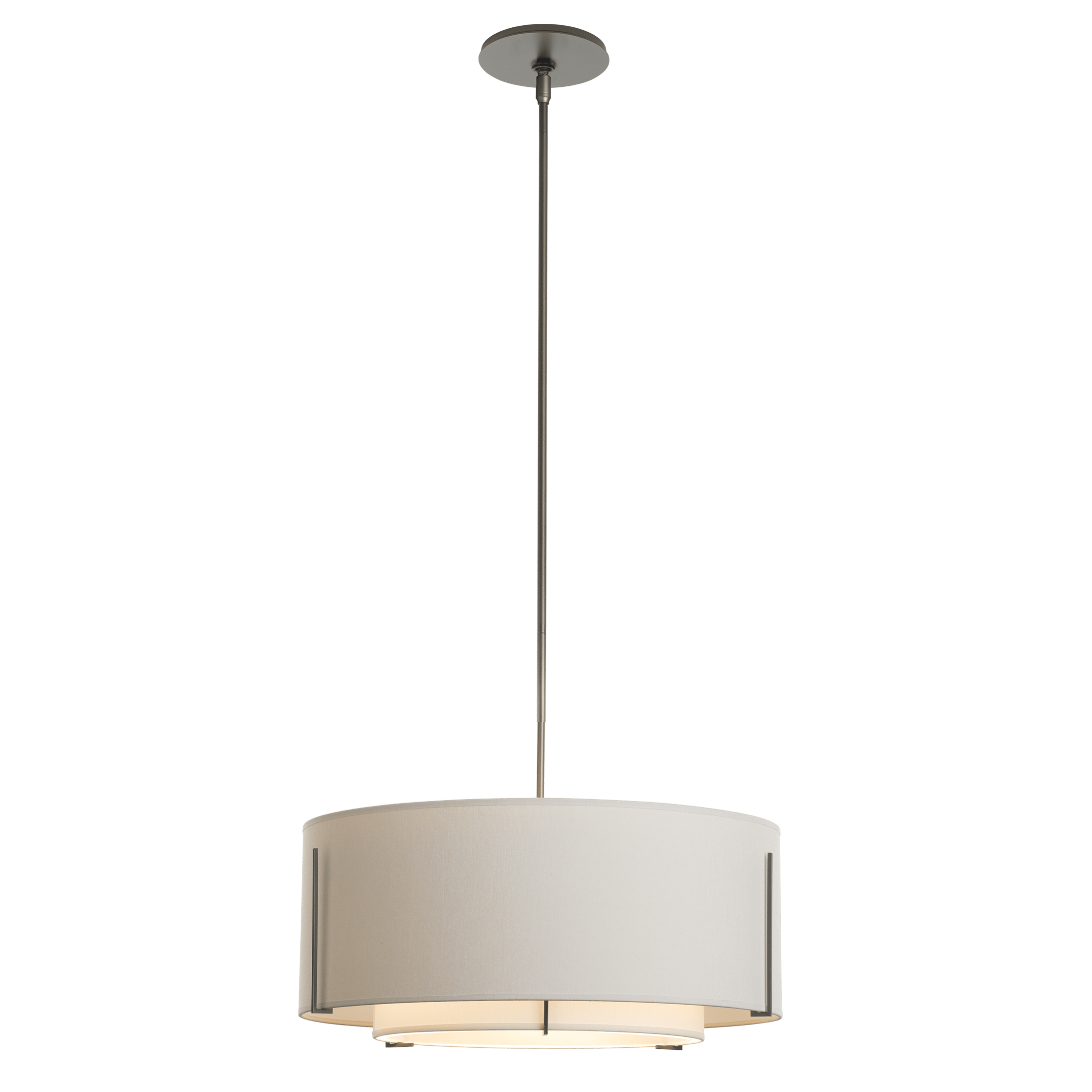 Exos Double Shade Pendant | by Hubbardton Forge | 139605 Exos Double Shade Pendant | by Hubbardton Forge | 139605