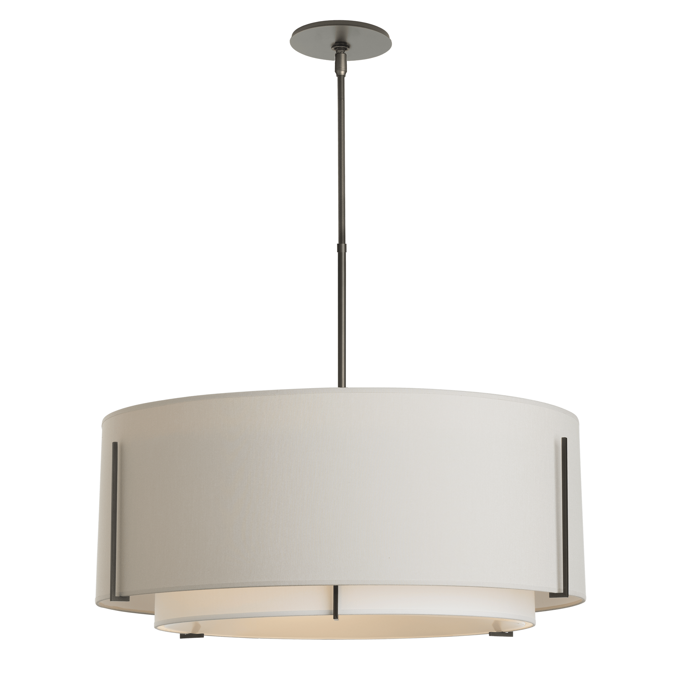 Exos Large Double Shade Pendant | by Hubbardton Forge | 139610 Exos Large Double Shade Pendant | by Hubbardton Forge | 139610