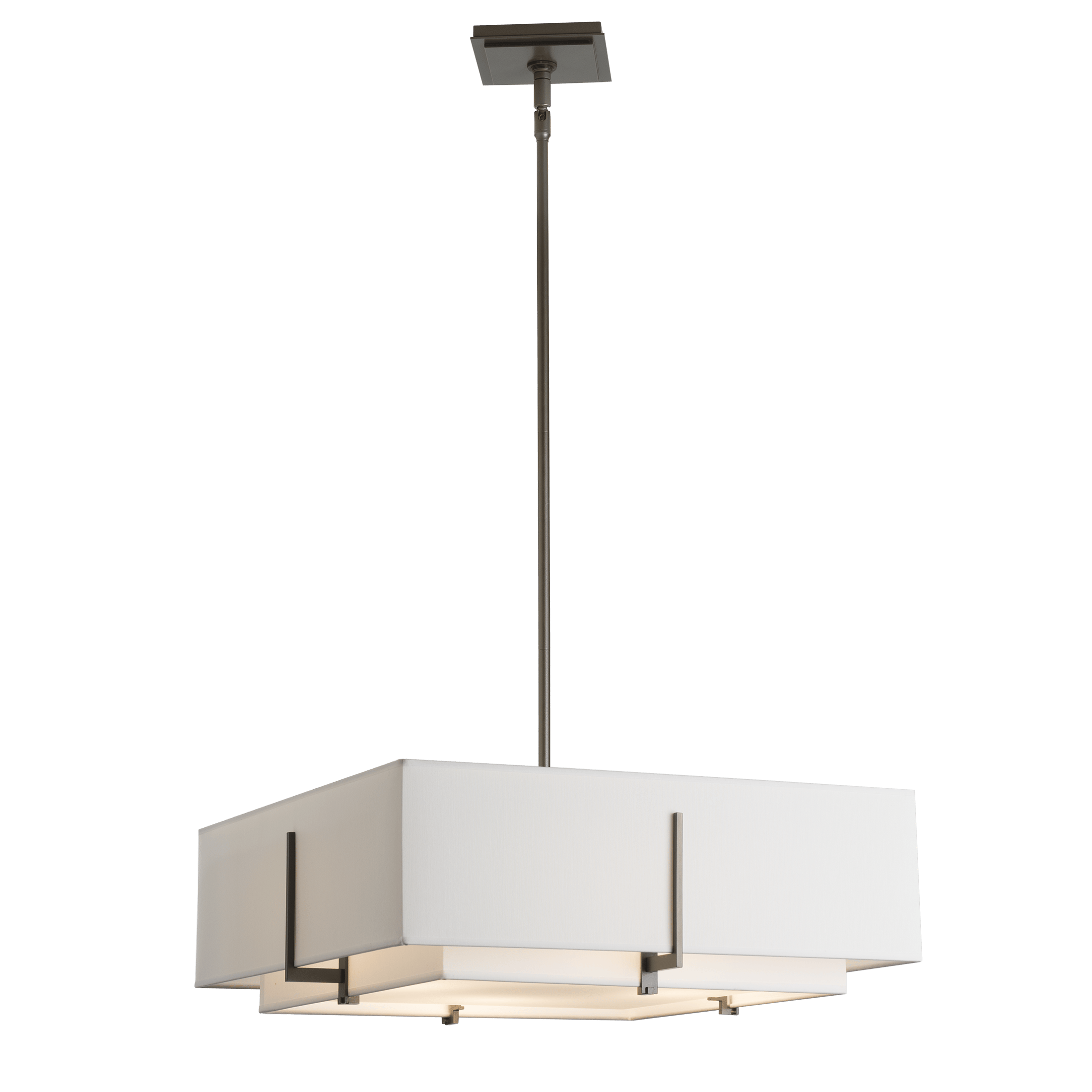 Exos Square Double Shade Pendant by Hubbardton Forge 139630