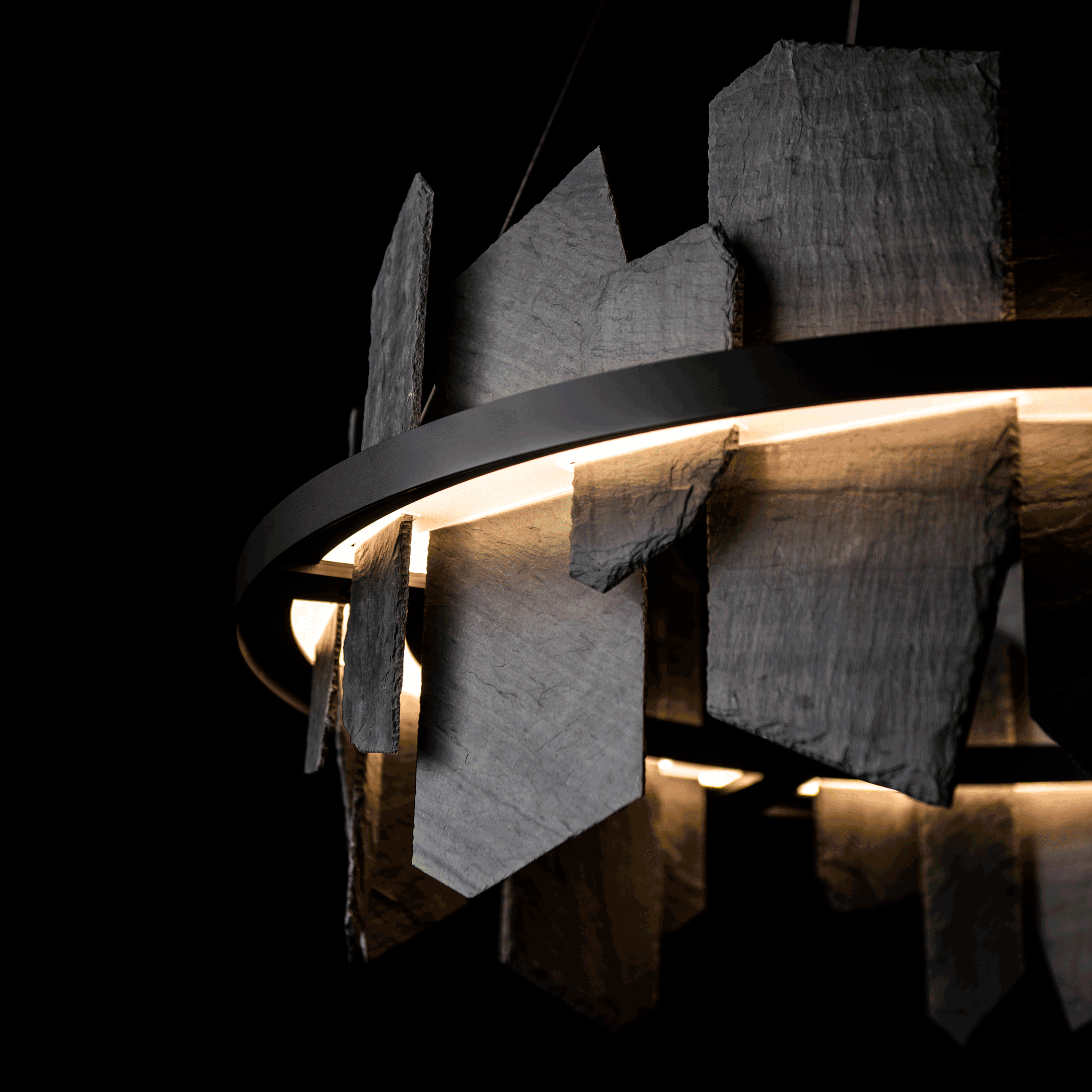an☆ Ardesia Circular LED Pendant | by Hubbardton Forge | 139665