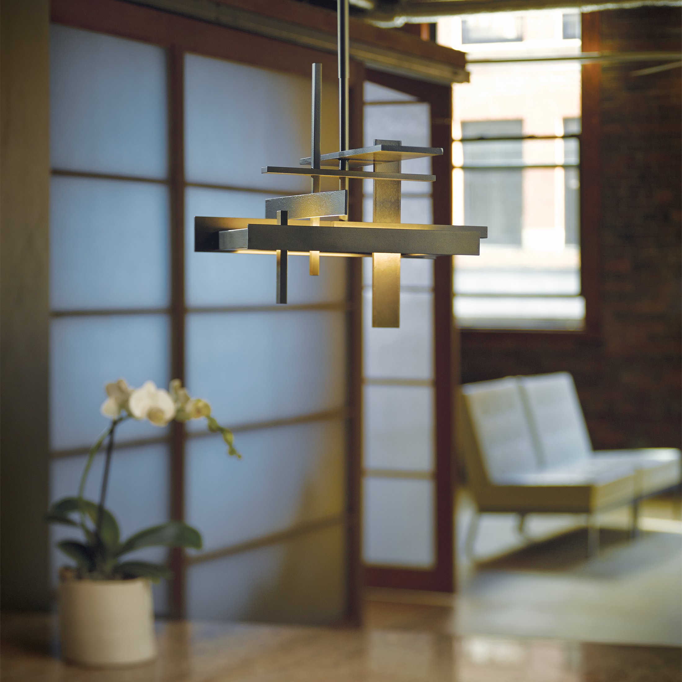 Planar Small LED Pendant | by Hubbardton Forge | 139718