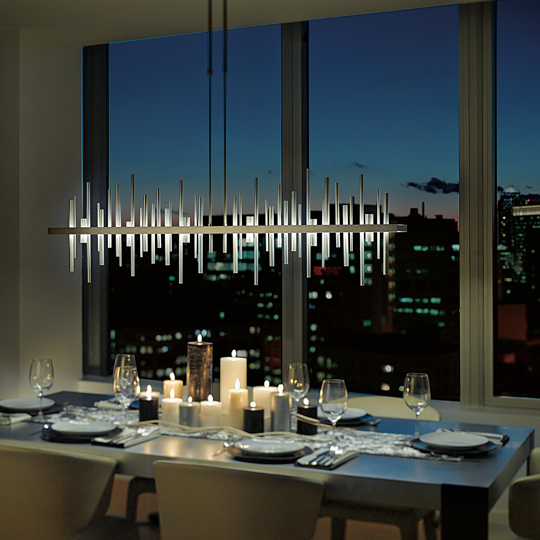 38灯 GRINDLODGE LAFAYETTE Hubbardton Forge Cityscape Circular LED Pendant Light - 2Modern