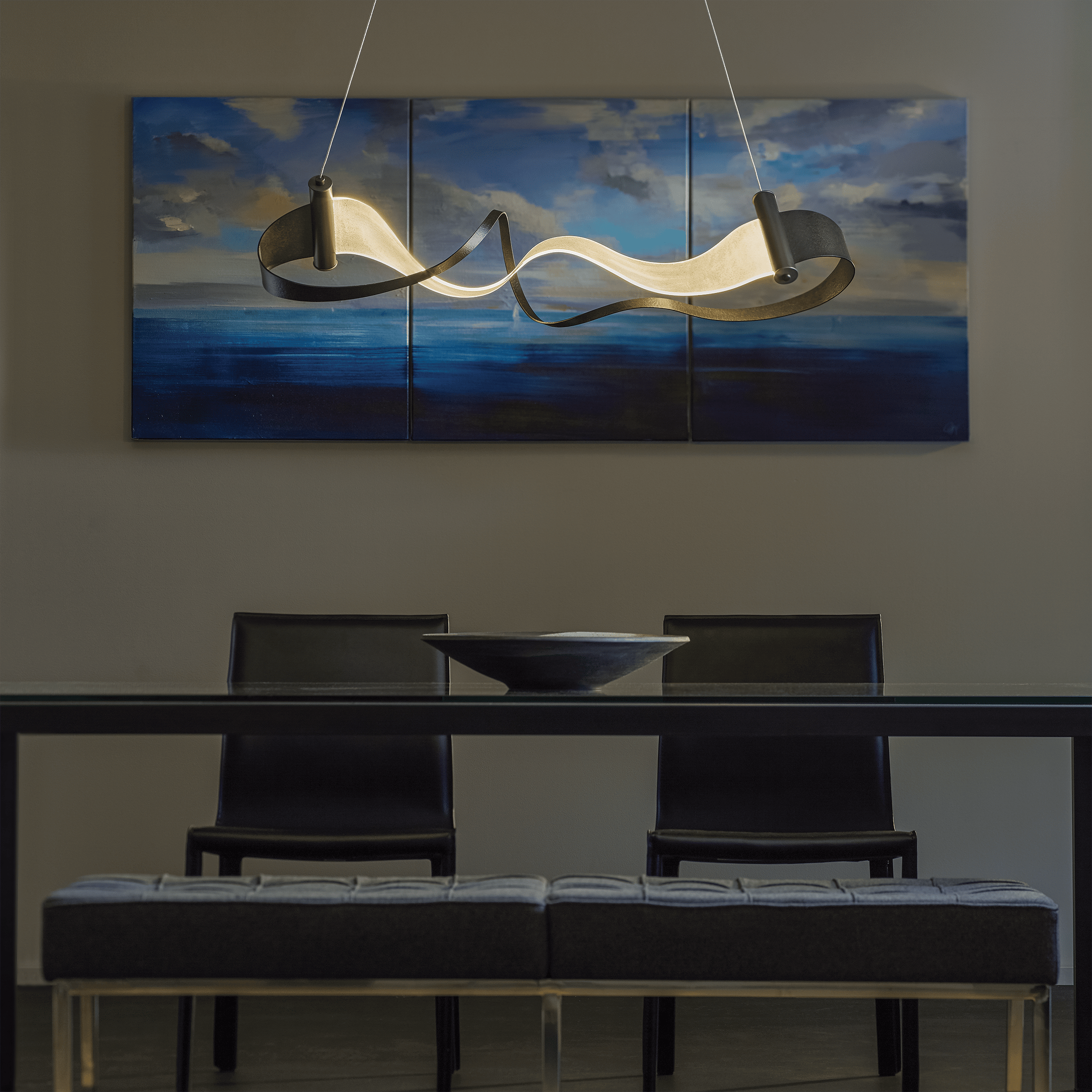 Zephyr LED Pendant | by Hubbardton Forge | 139833