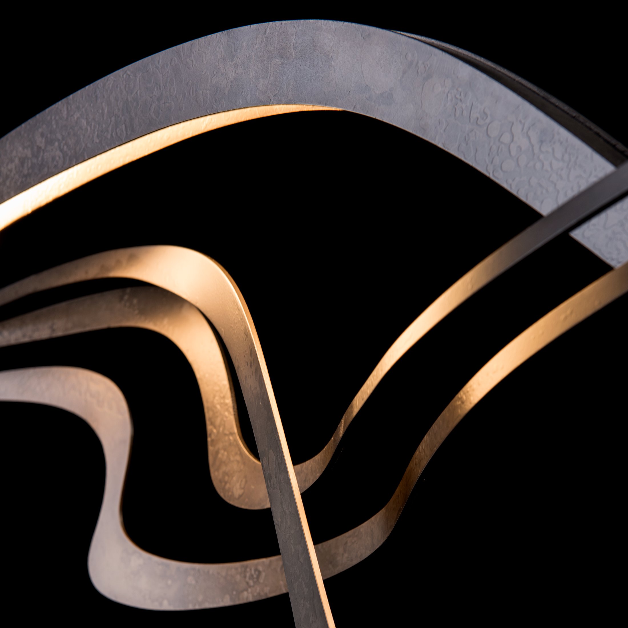 Crossing Waves LED Pendant | by Hubbardton Forge | 139905