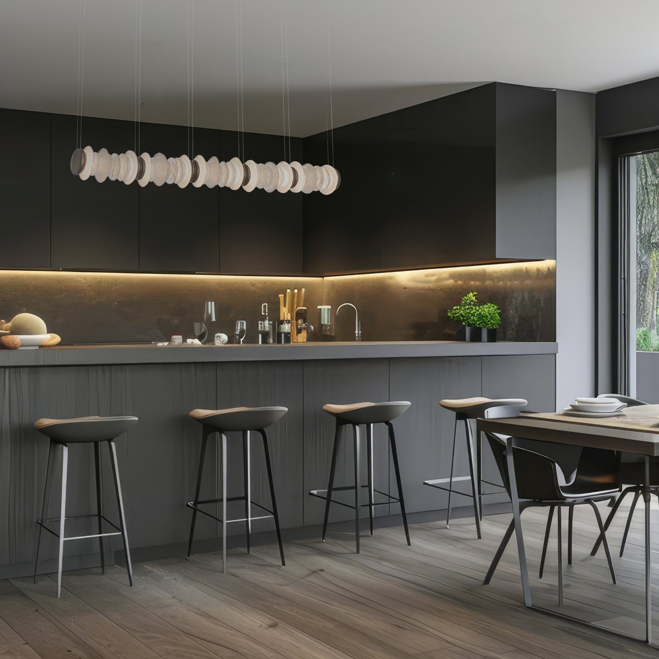 Cairn Linear LED Pendant | by Hubbardton Forge | 139975