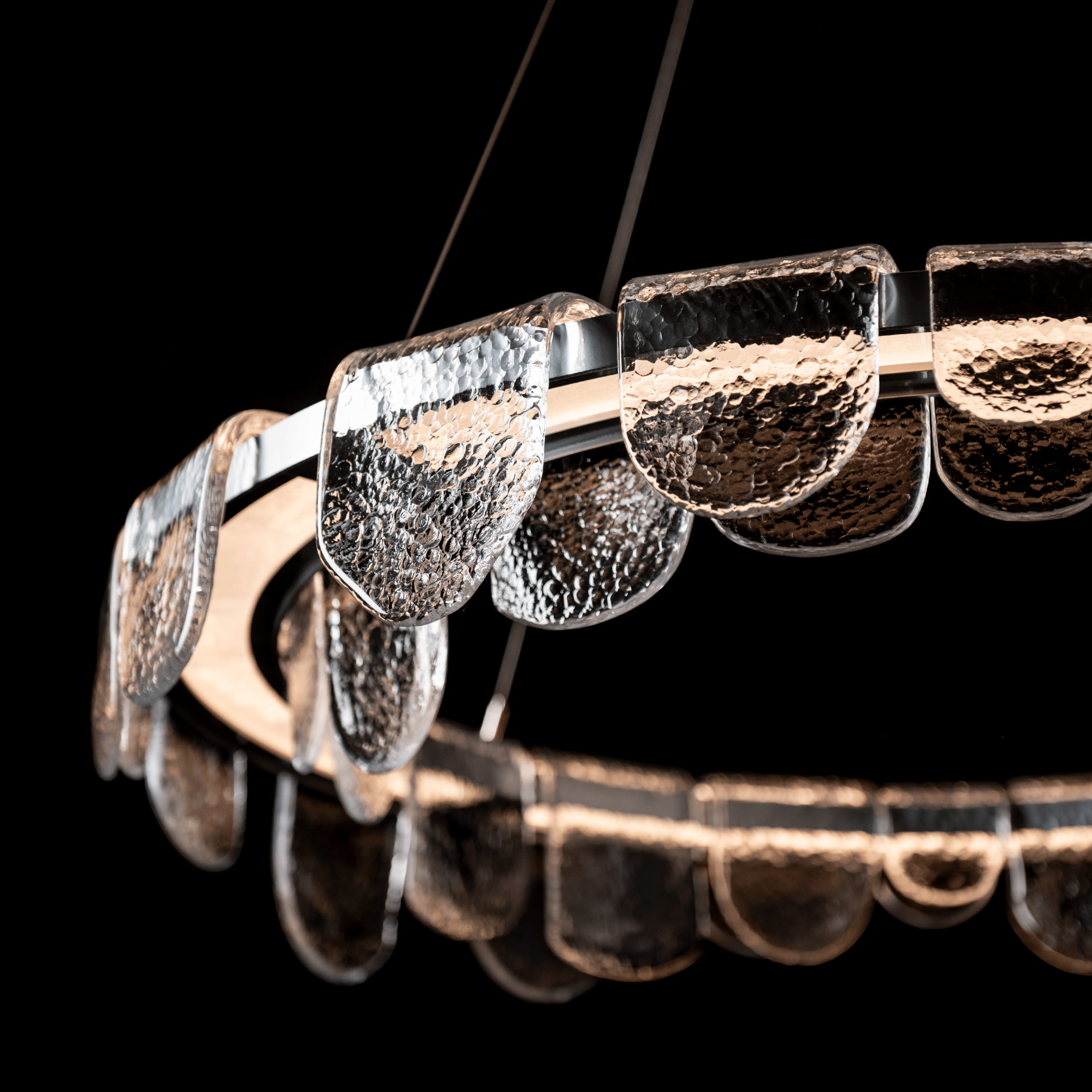 Riverbed Circular LED Pendant | by Hubbardton Forge | 139982