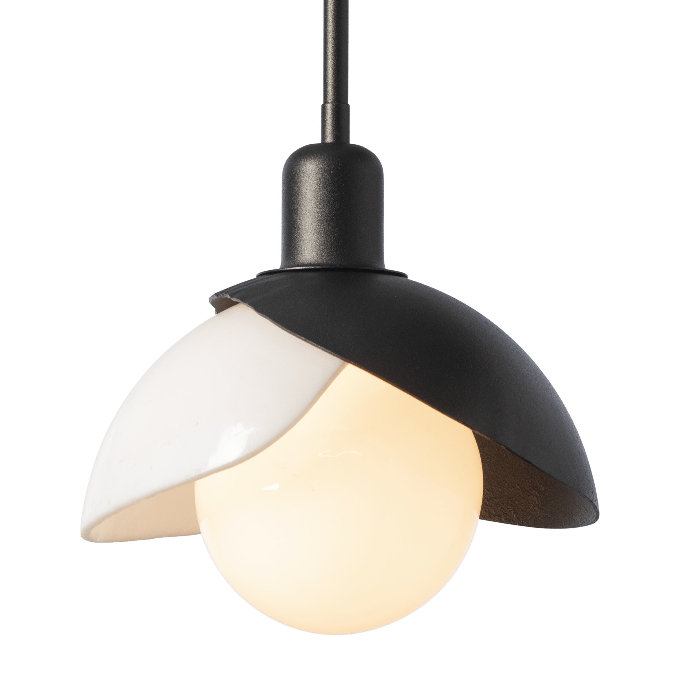 Brooklyn Double Shade Art Glass Mini Pendant by Hubbardton Forge 181184