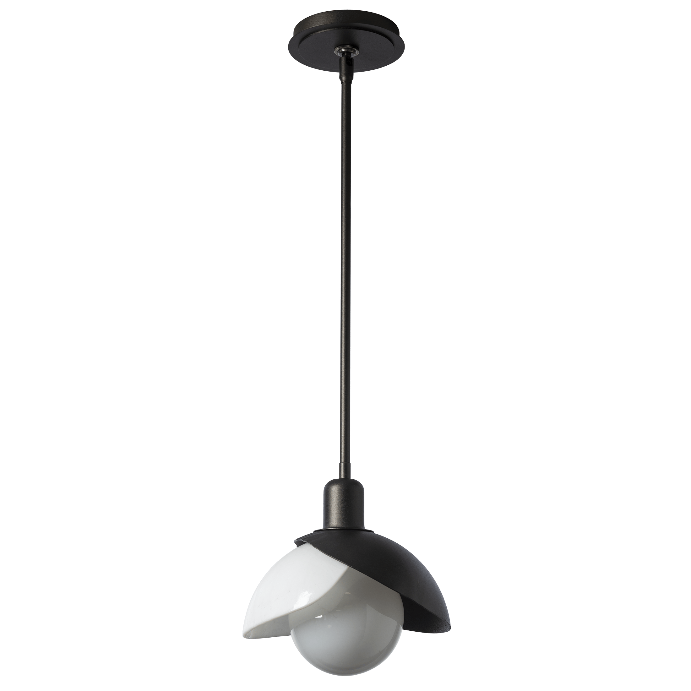 Brooklyn Double Shade Art Glass Mini Pendant | by Hubbardton
