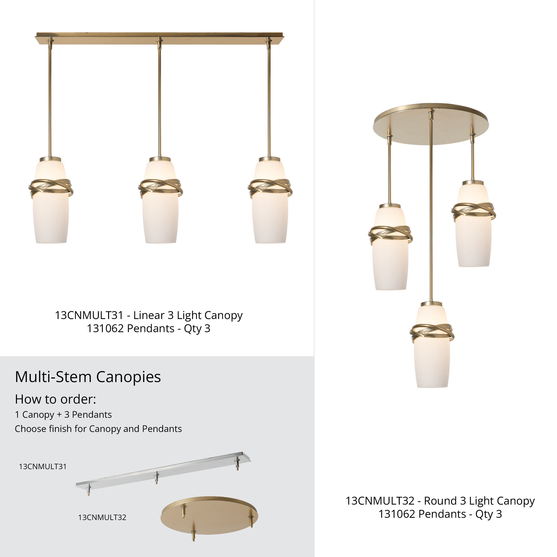 Trilogy Mini Pendant | by Hubbardton Forge | 181603