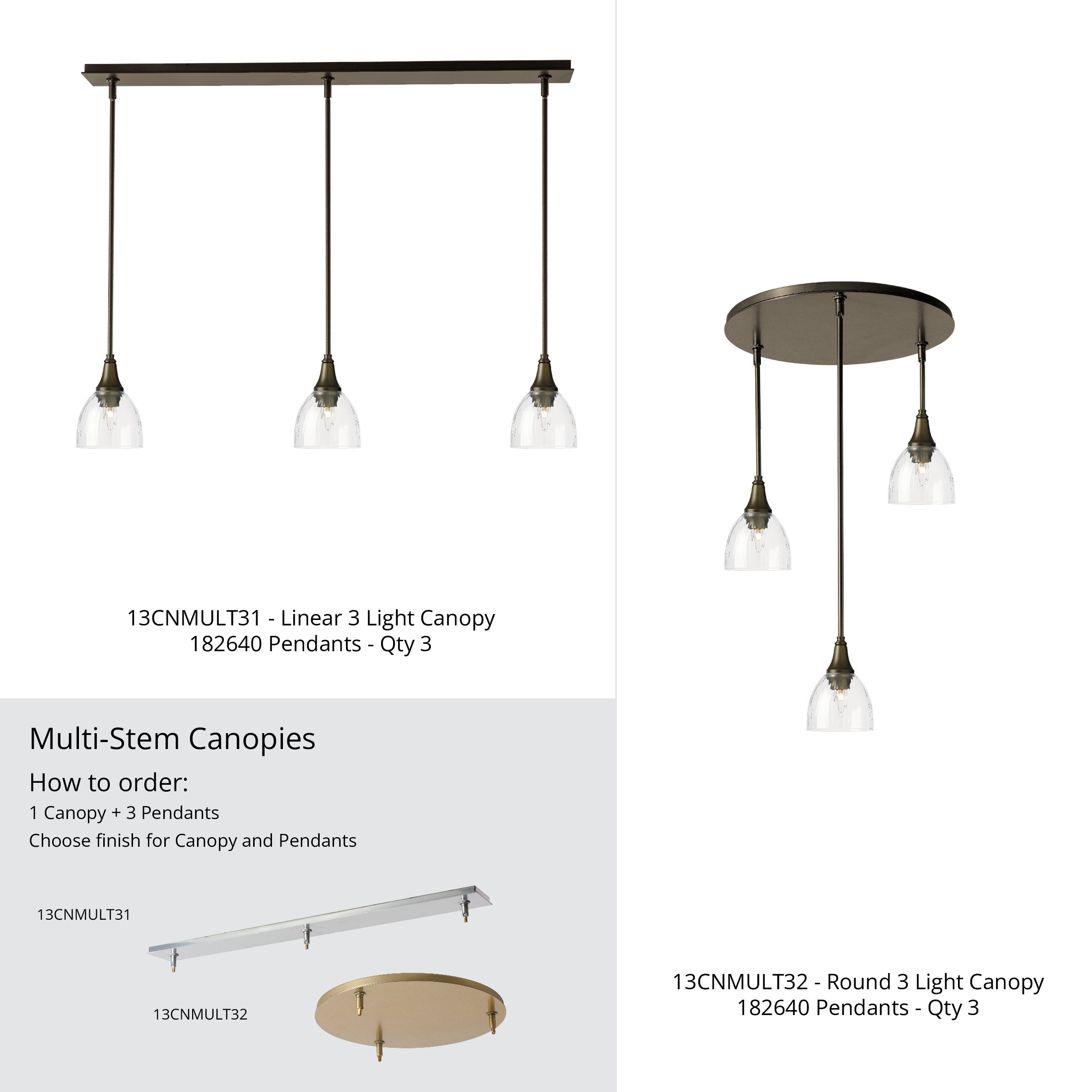 Trumpet Mini Pendant | by Hubbardton Forge | 182640