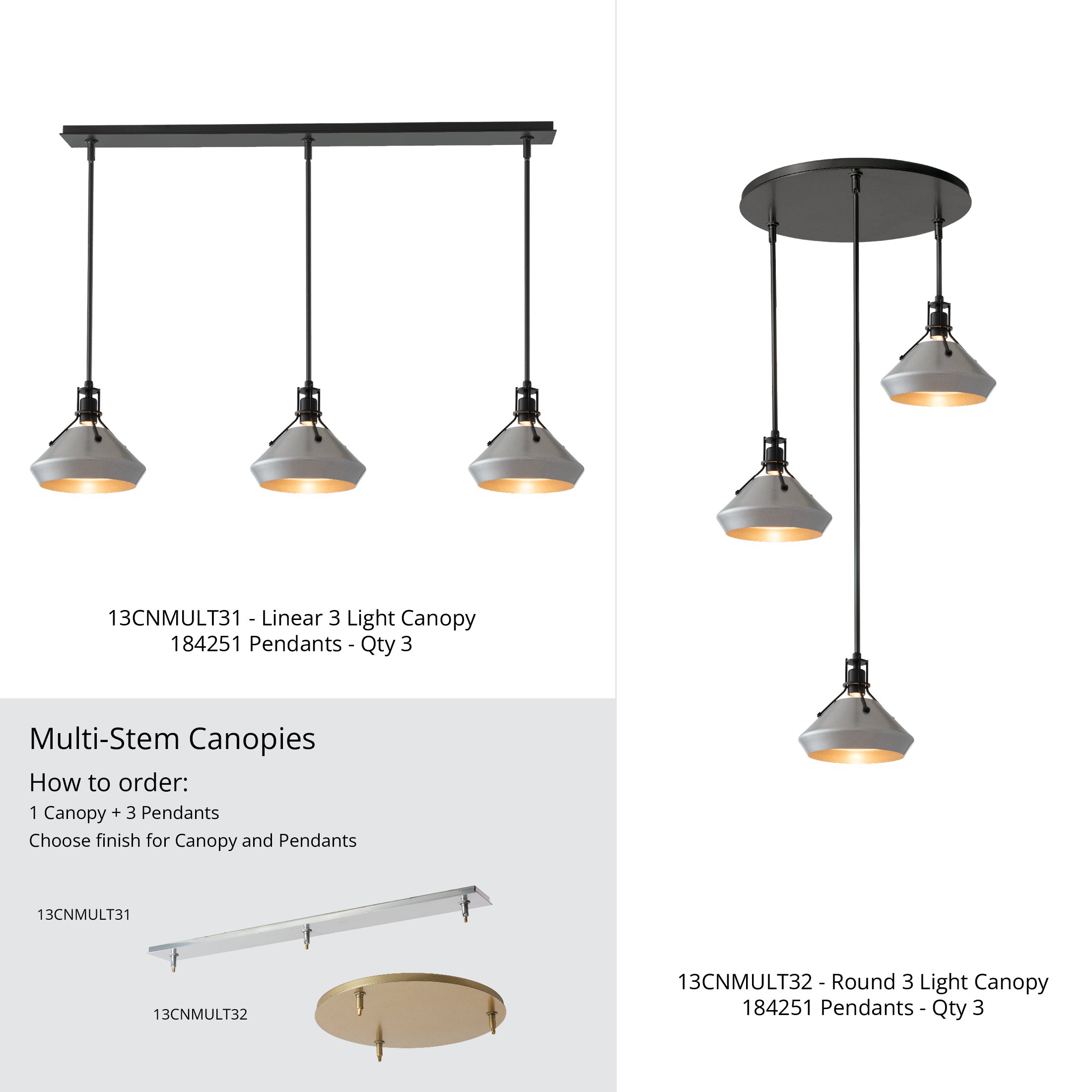 Henry with Chamfer Pendant | by Hubbardton Forge | 184251