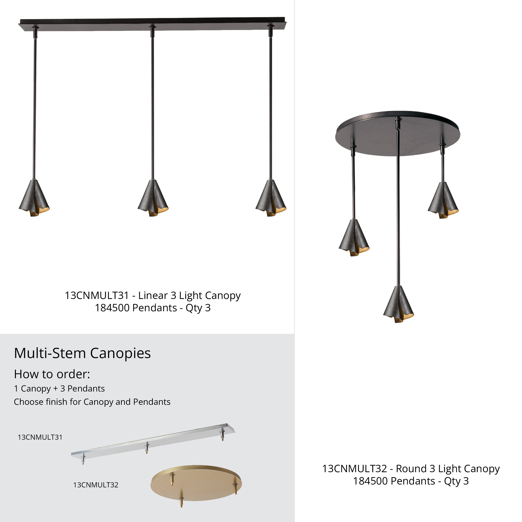 Mobius Steel Shade Mini Pendant | by Hubbardton Forge | 184500