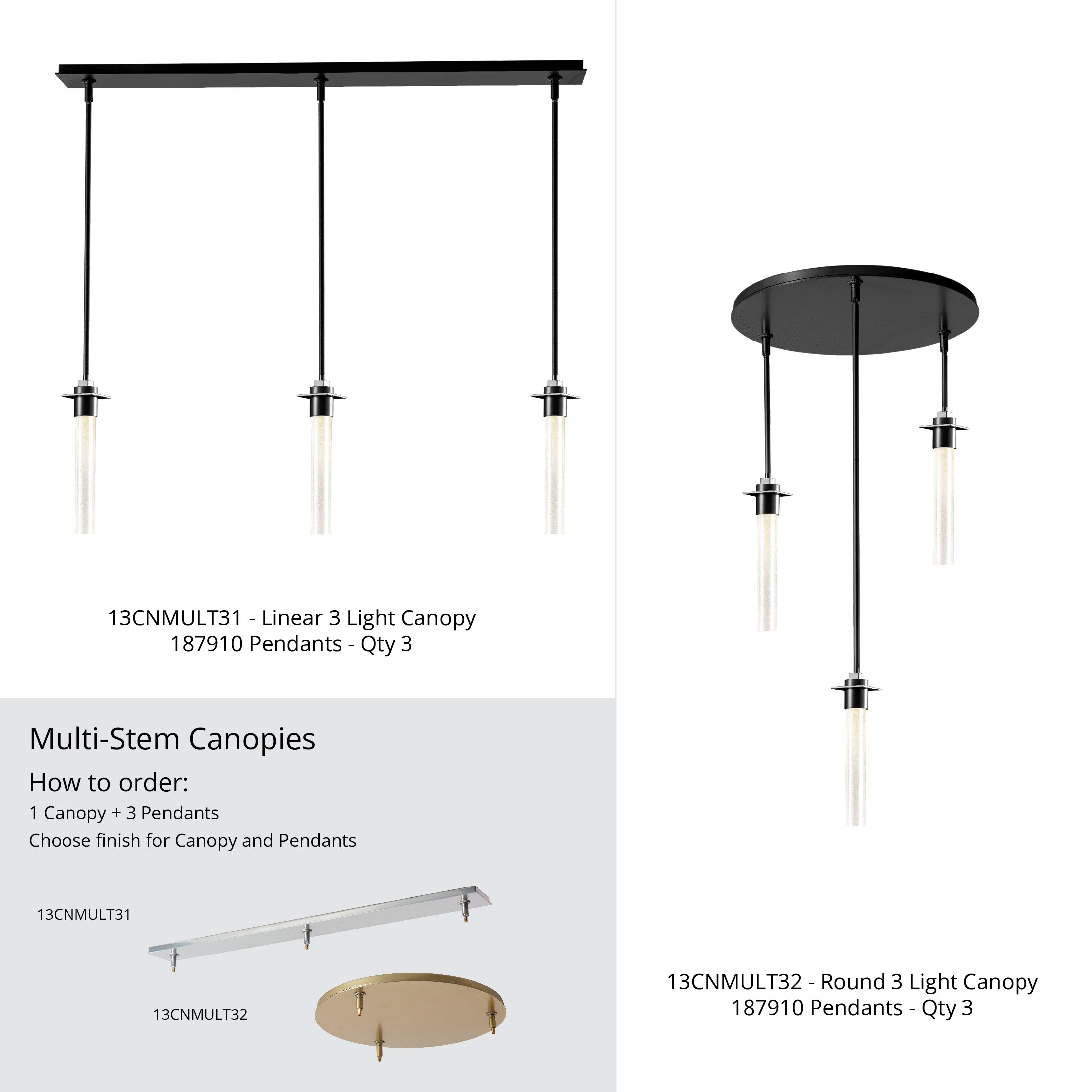 Airis Small Mini Pendant | by Hubbardton Forge | 187910