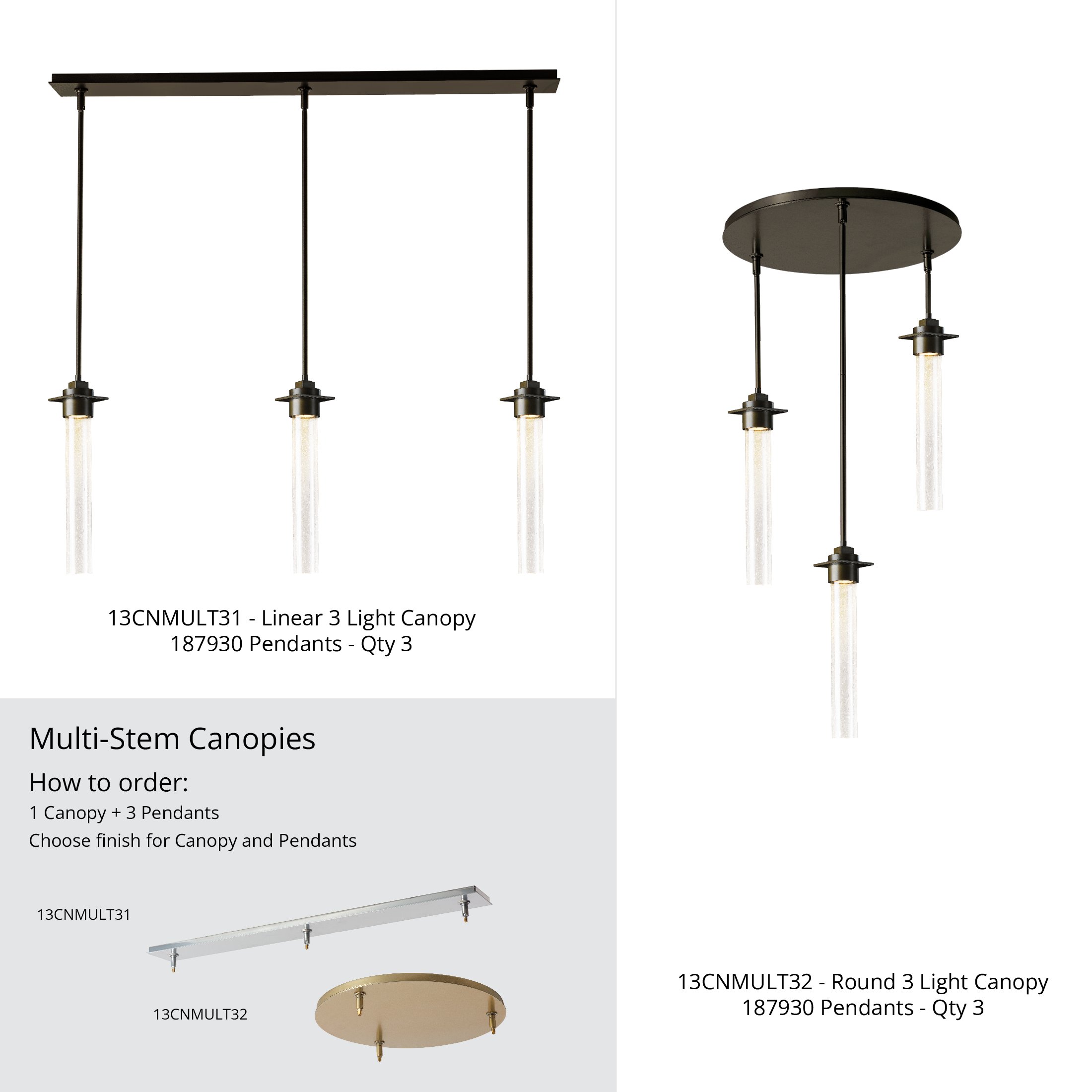 Airis Medium Mini Pendant | by Hubbardton Forge | 187930