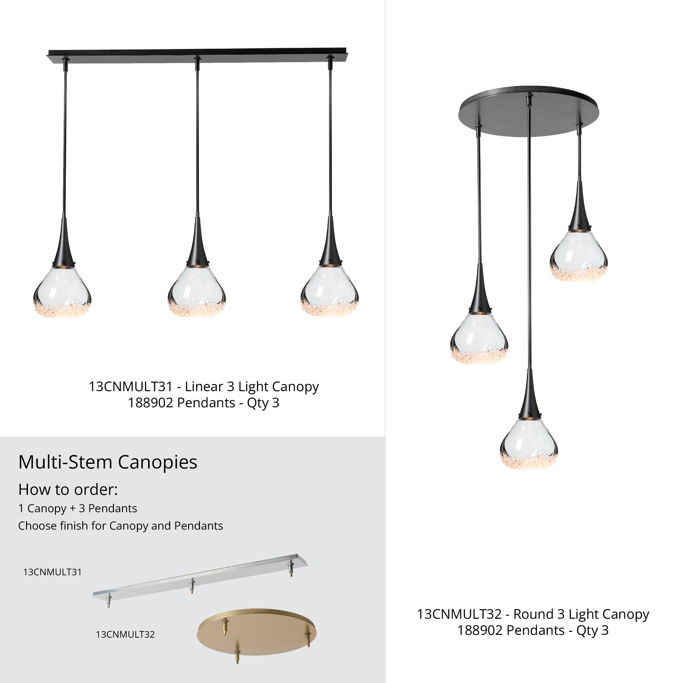Dahlia Mini Pendant | by Hubbardton Forge | 184350