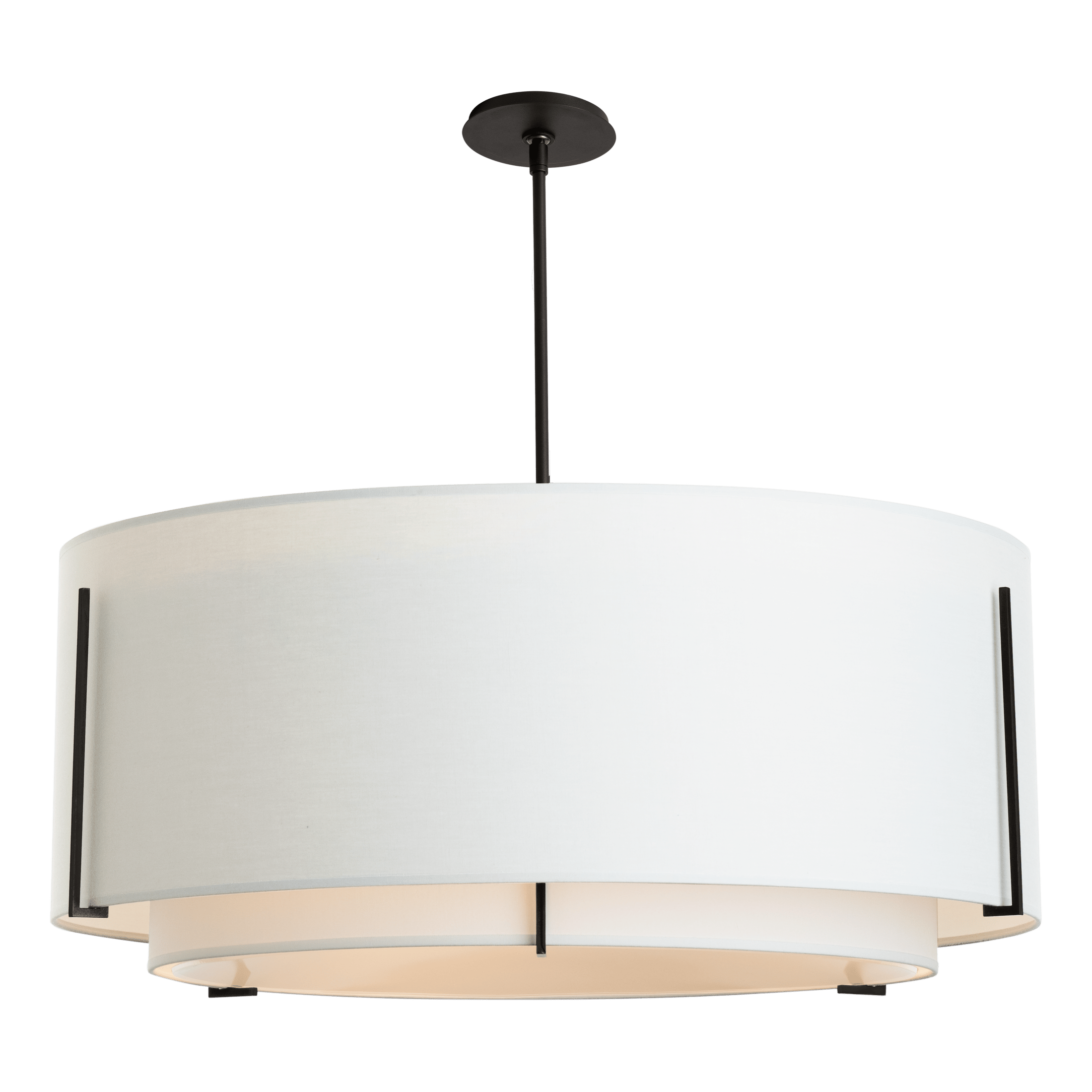 Exos Double Shade Large Scale Pendant | by Hubbardton Forge Exos Double Shade Large Scale Pendant | by Hubbardton Forge