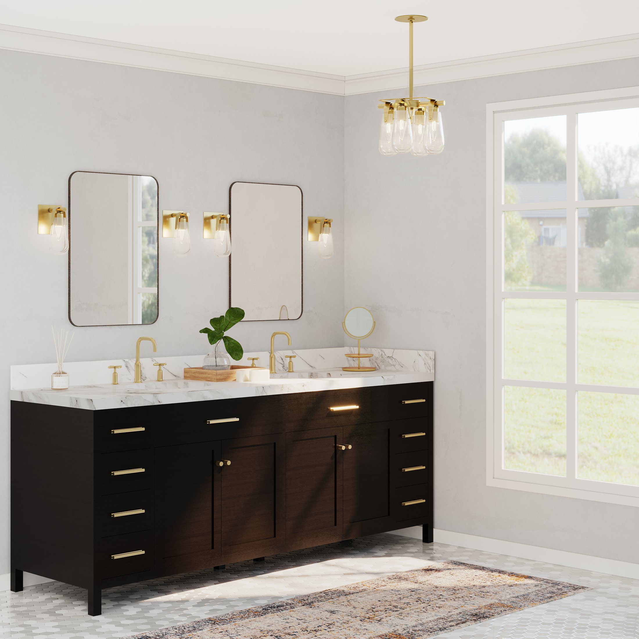 Black sconce light bathroom cheap