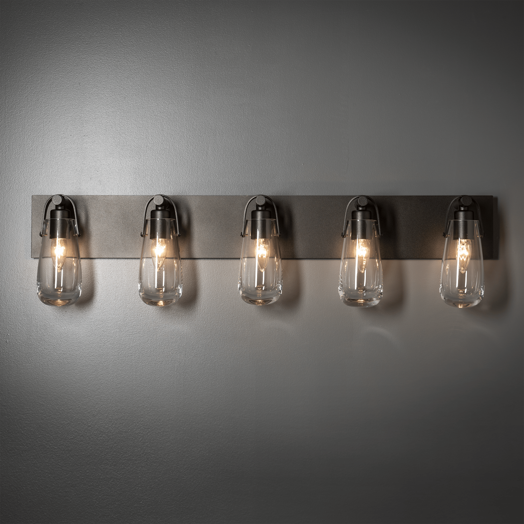 5 bulb top vanity light