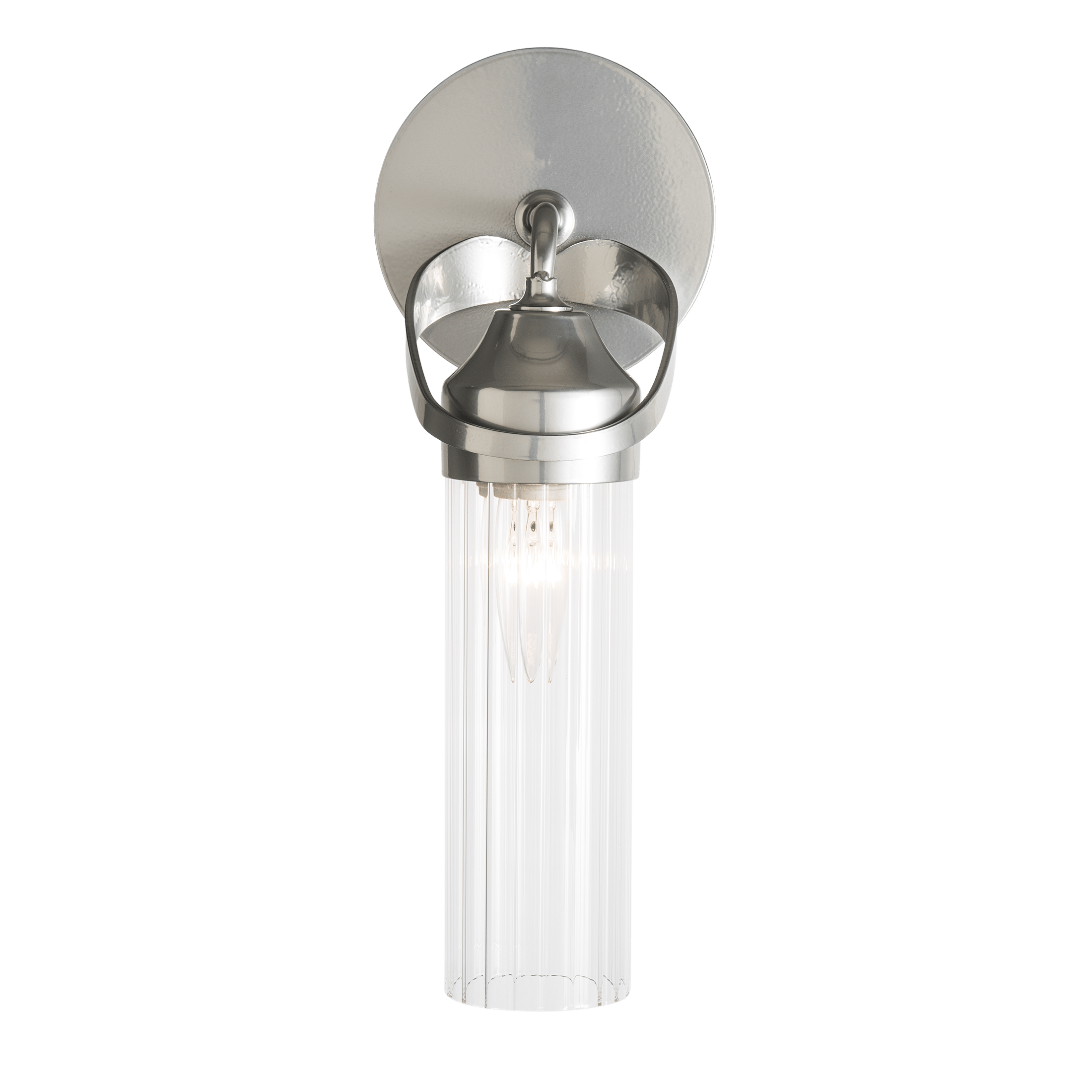 【show0711】 Bow 1-Light Bath Sconce | by Hubbardton Forge | 201344