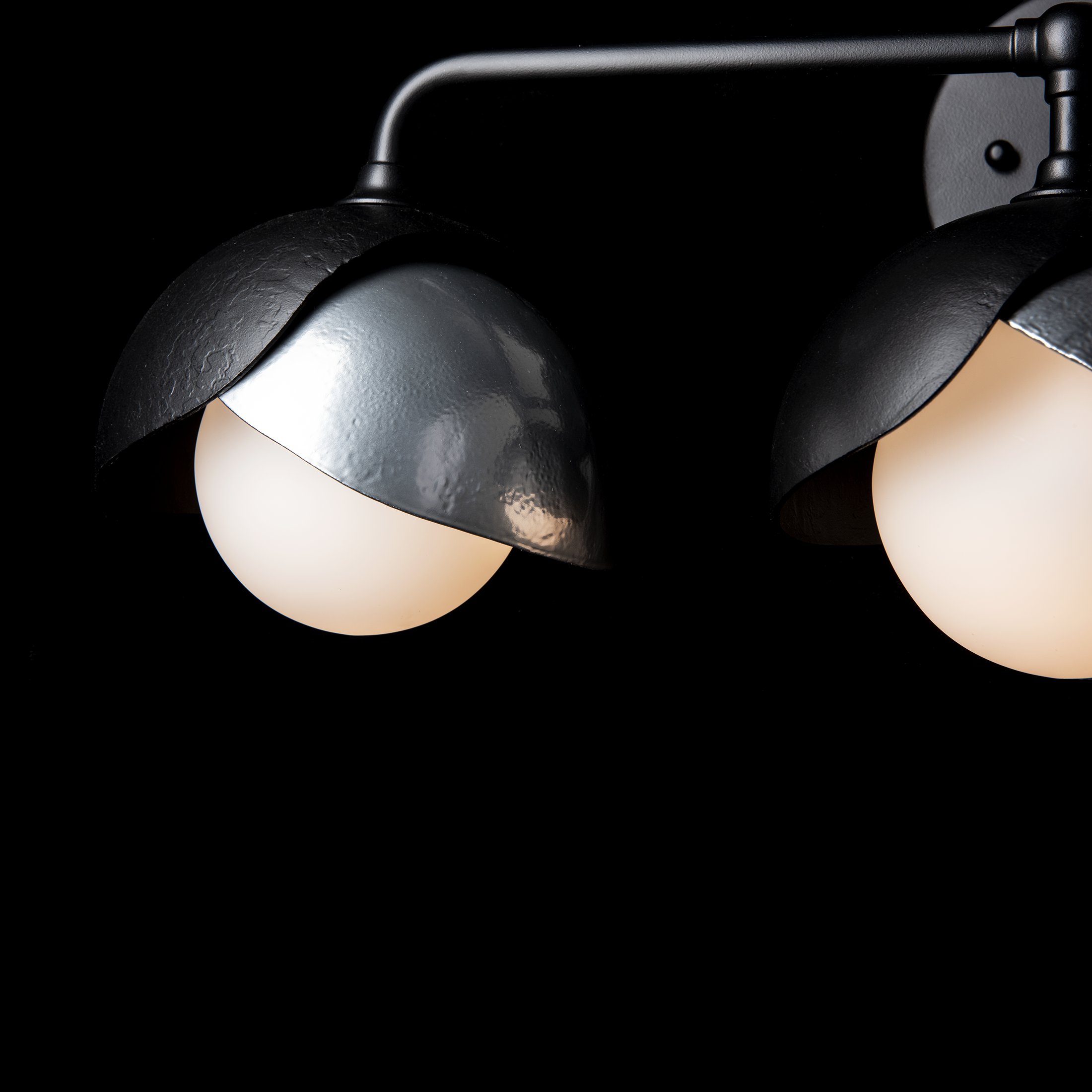Brooklyn 3-Light Double Shade Bath Sconce | by Hubbardton Forge