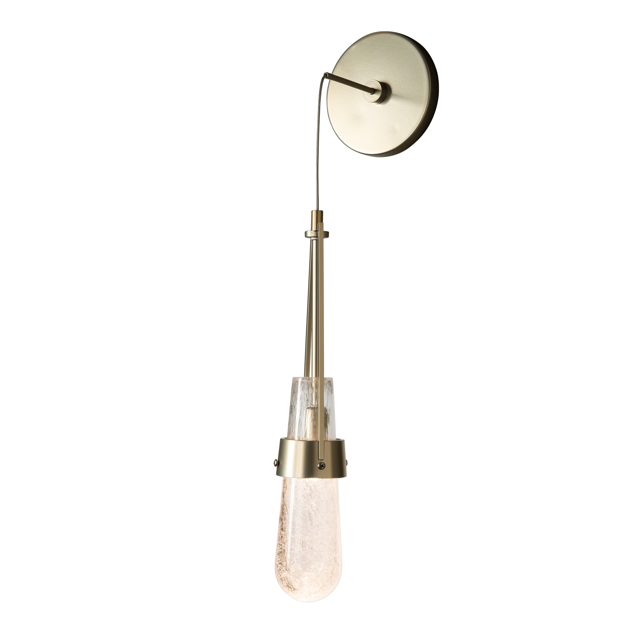 Blown glass wall light online
