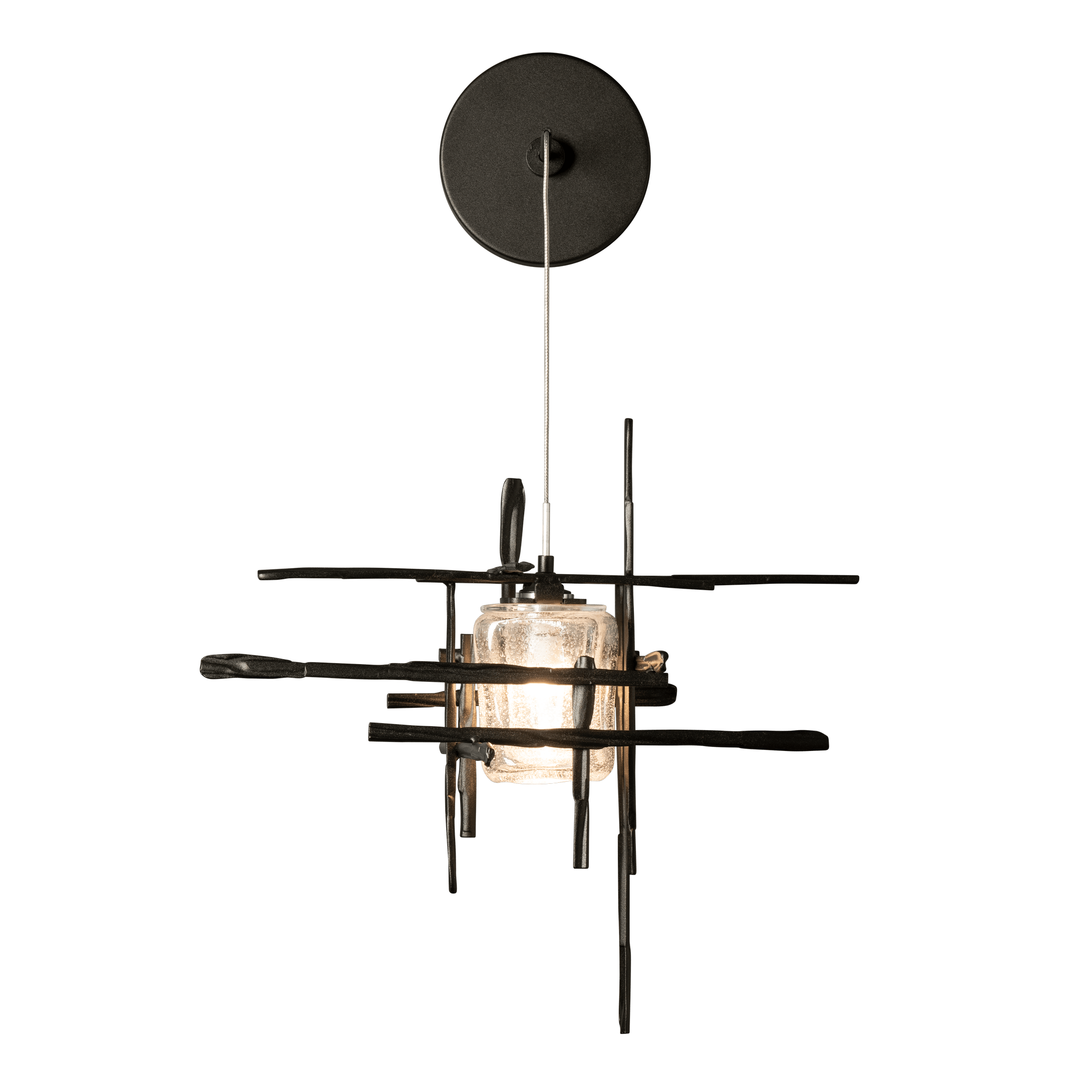Tura Seeded Glass Sconce | by Hubbardton Forge | 201393