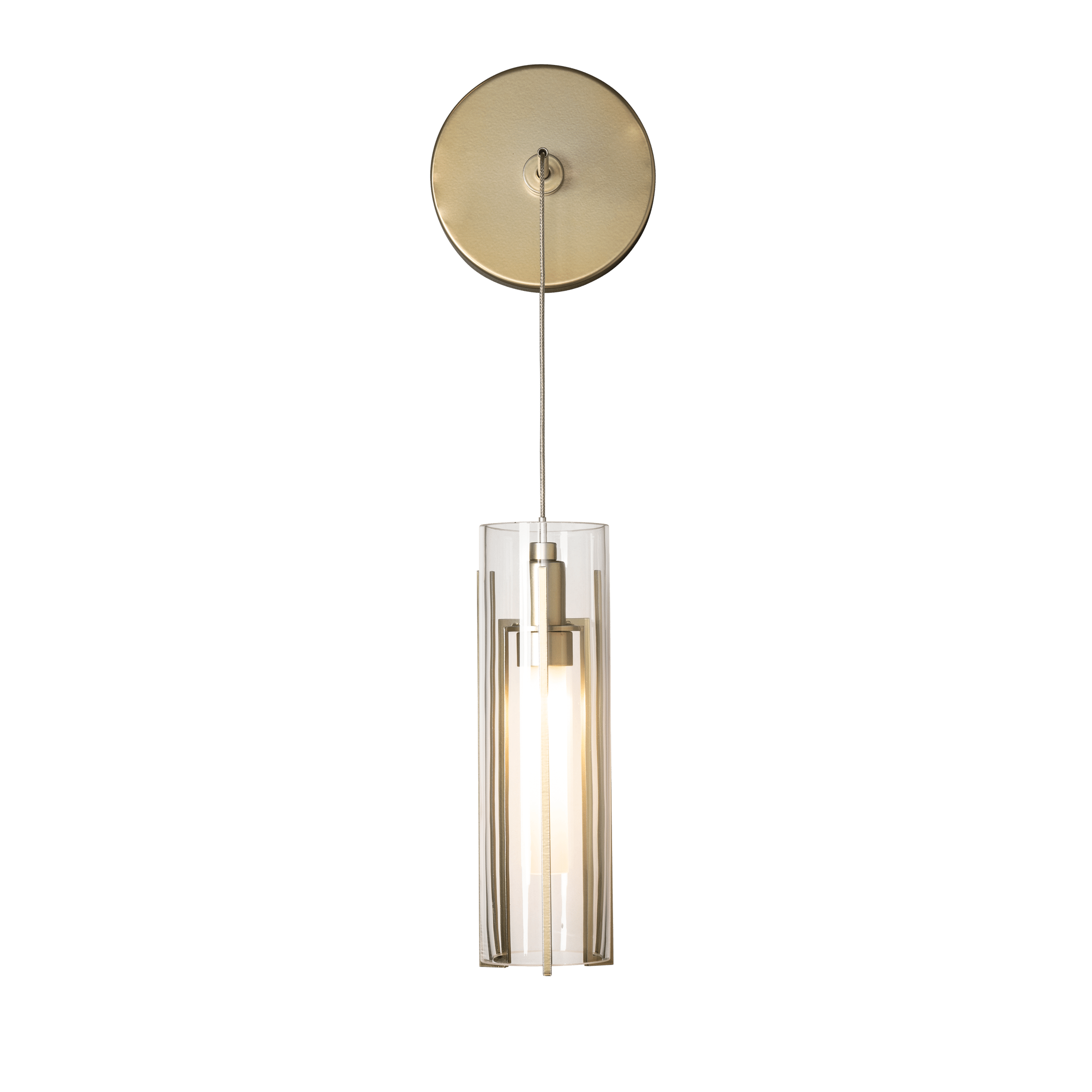 Exos Glass Mini Sconce | by Hubbardton Forge | 201394