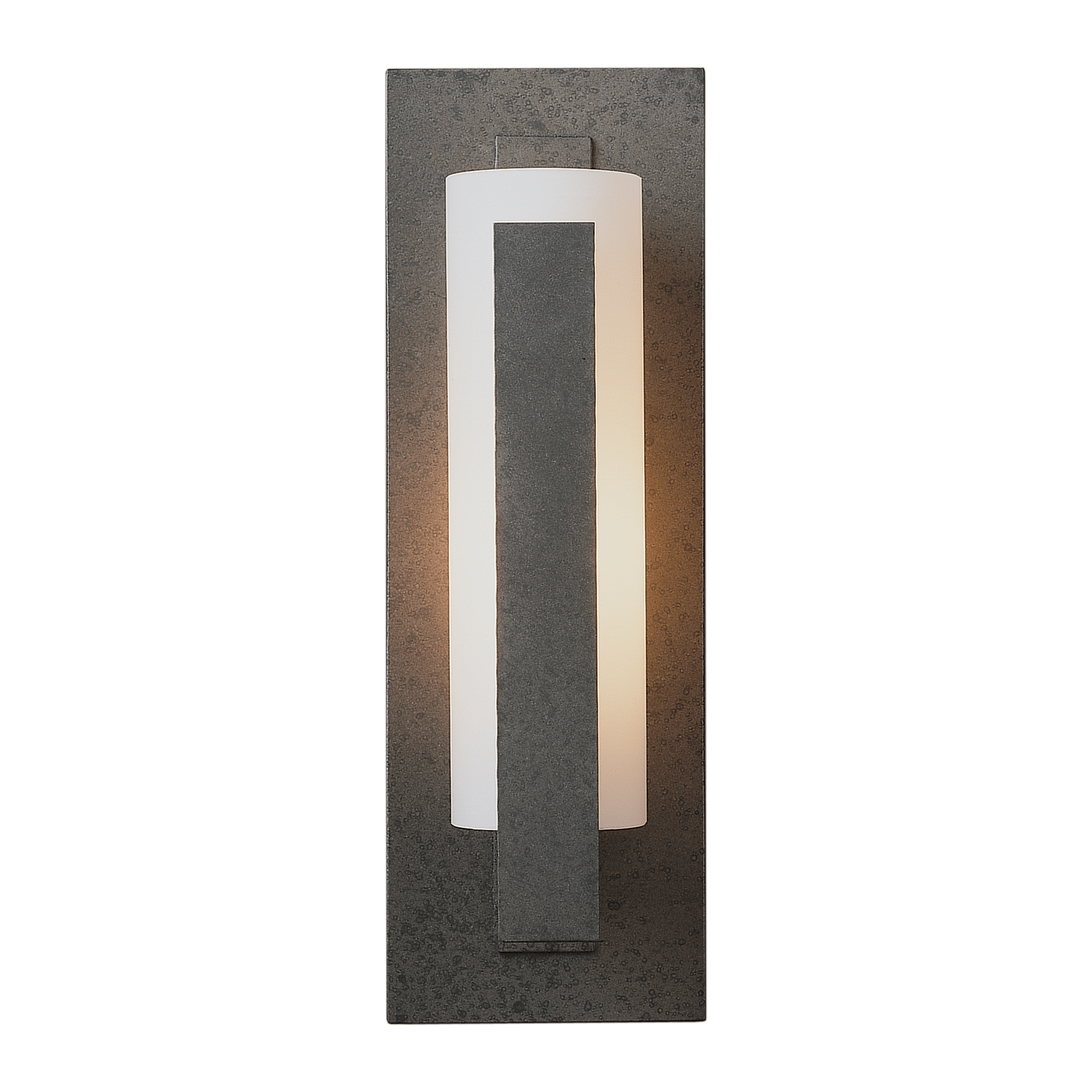 Forged Vertical Bar Sconce - Steel Backplate | by Hubbardton Forge
