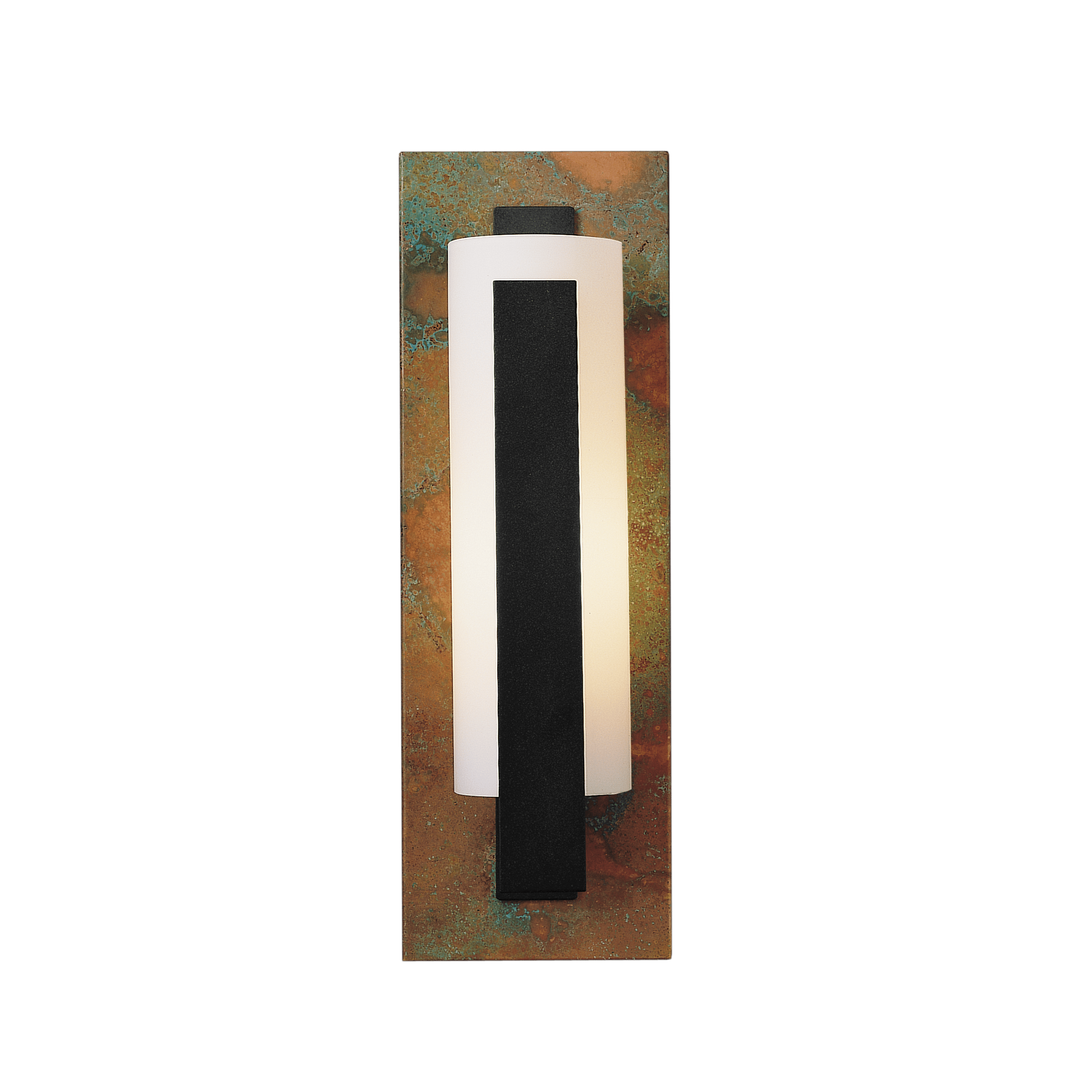 Forged Vertical Bar Sconce - Cherry or Copper Backplate | by