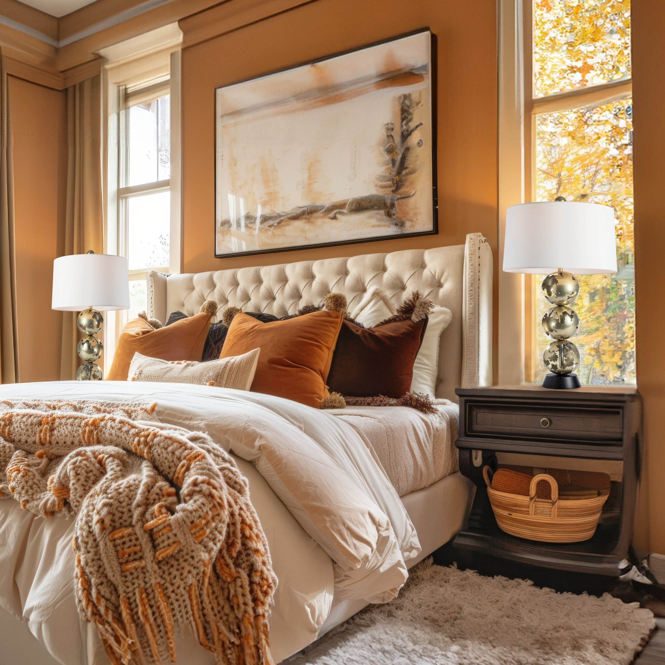 Tall bedroom table lamps outlet