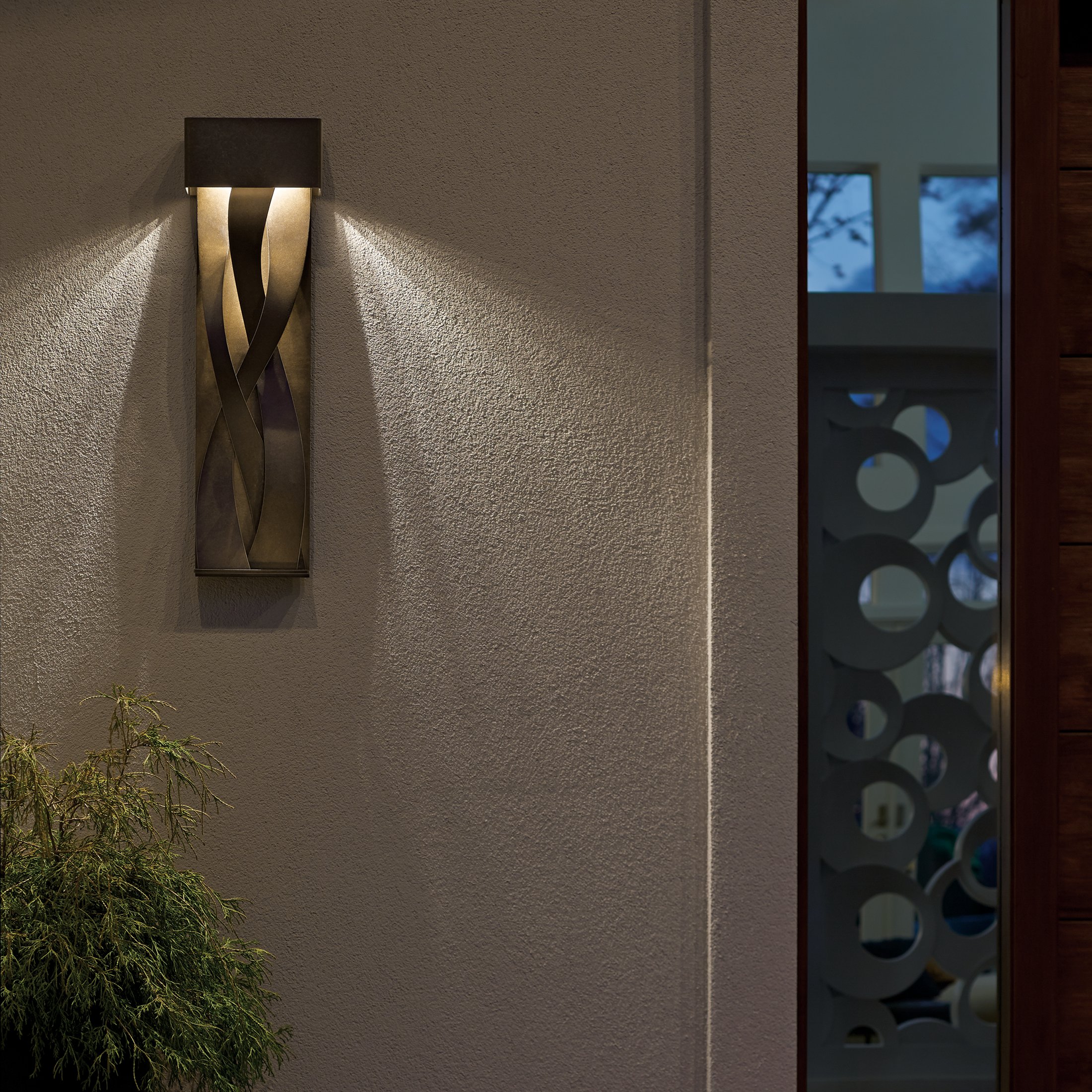 Tress Large Dark Sky Friendly LED Outdoor Sconce Hubbardton Forge