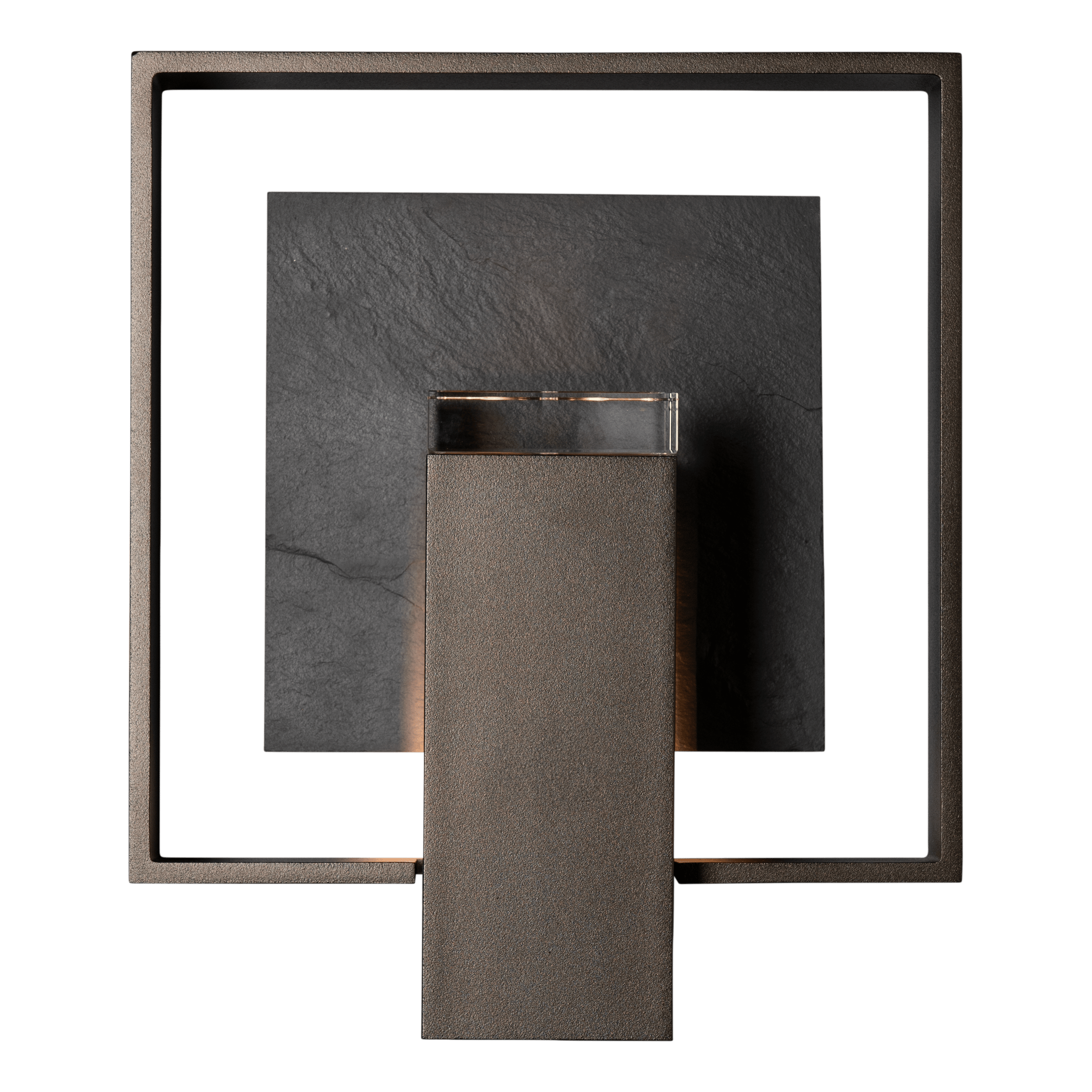 Shadow Box Medium w/Slate Outdoor Sconce | by Hubbardton Shadow Box Medium w/Slate Outdoor Sconce | by Hubbardton