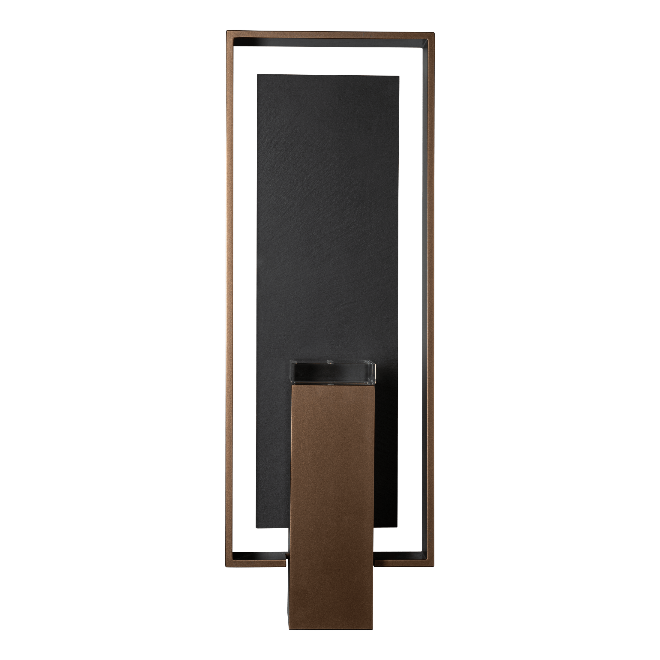 Shadow Box Large w/Slate Outdoor Sconce | by Hubbardton Forge | 302604