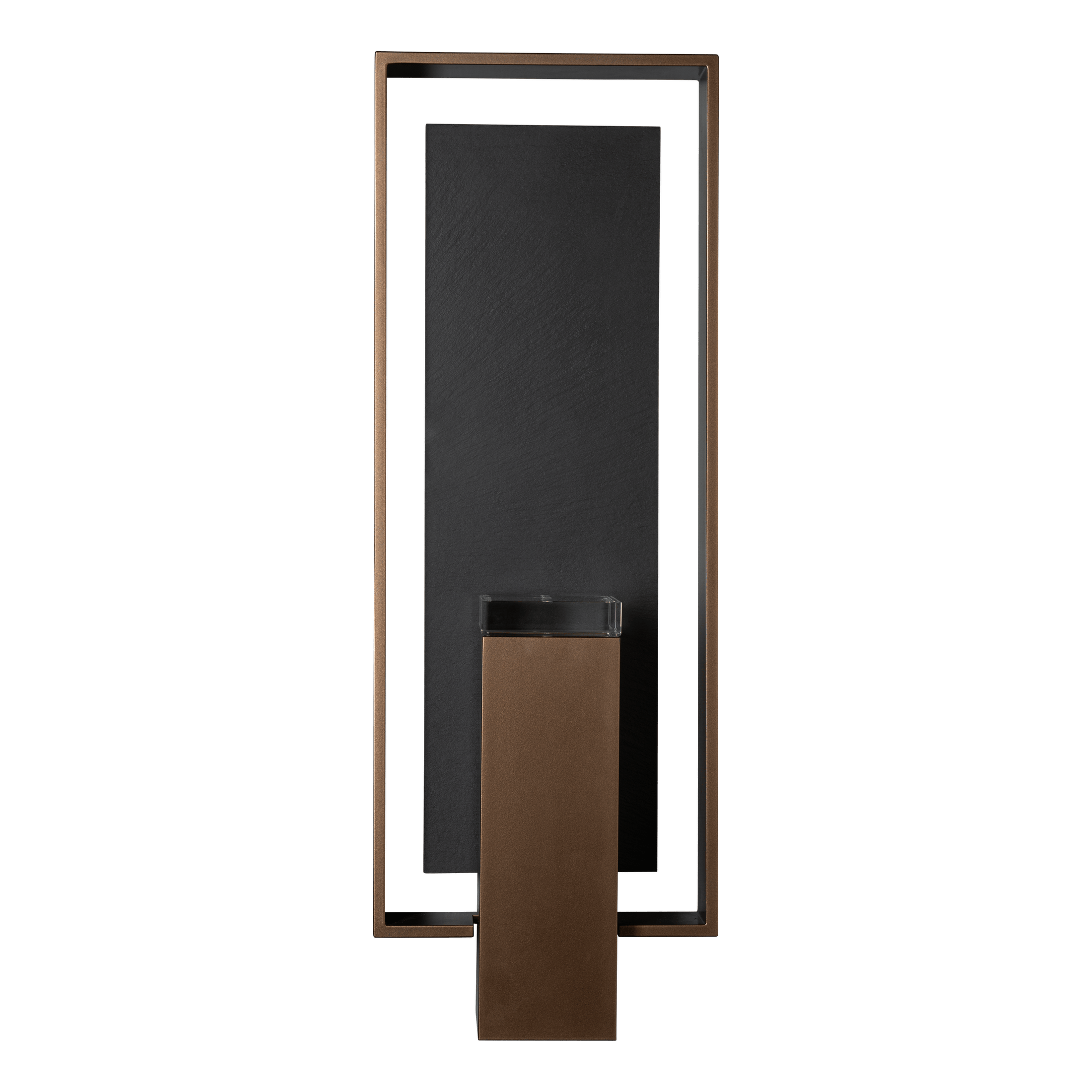 Shadow Box Large w/Slate Outdoor Sconce | by Hubbardton Forge | 302604