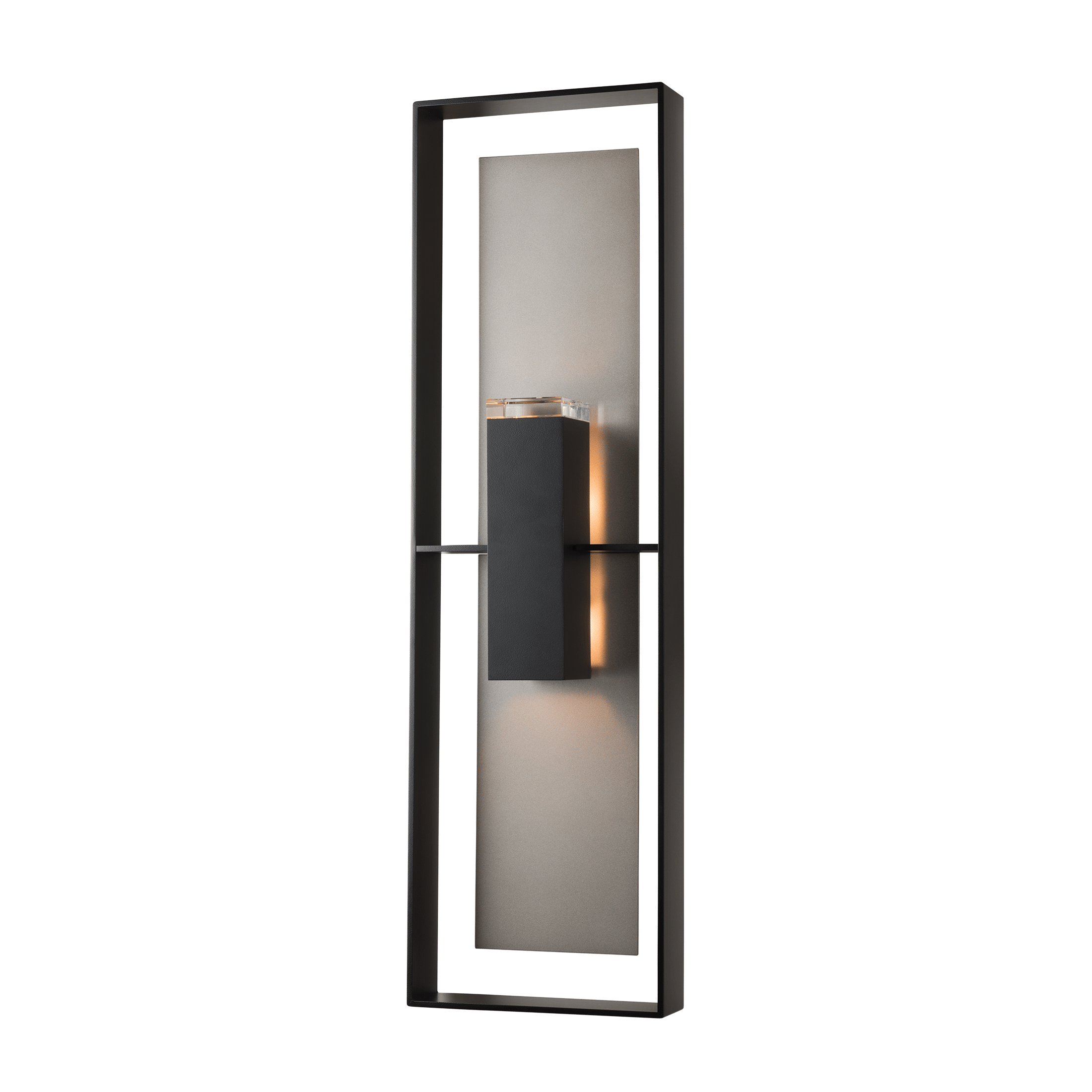 Tall outdoor outlet wall sconce