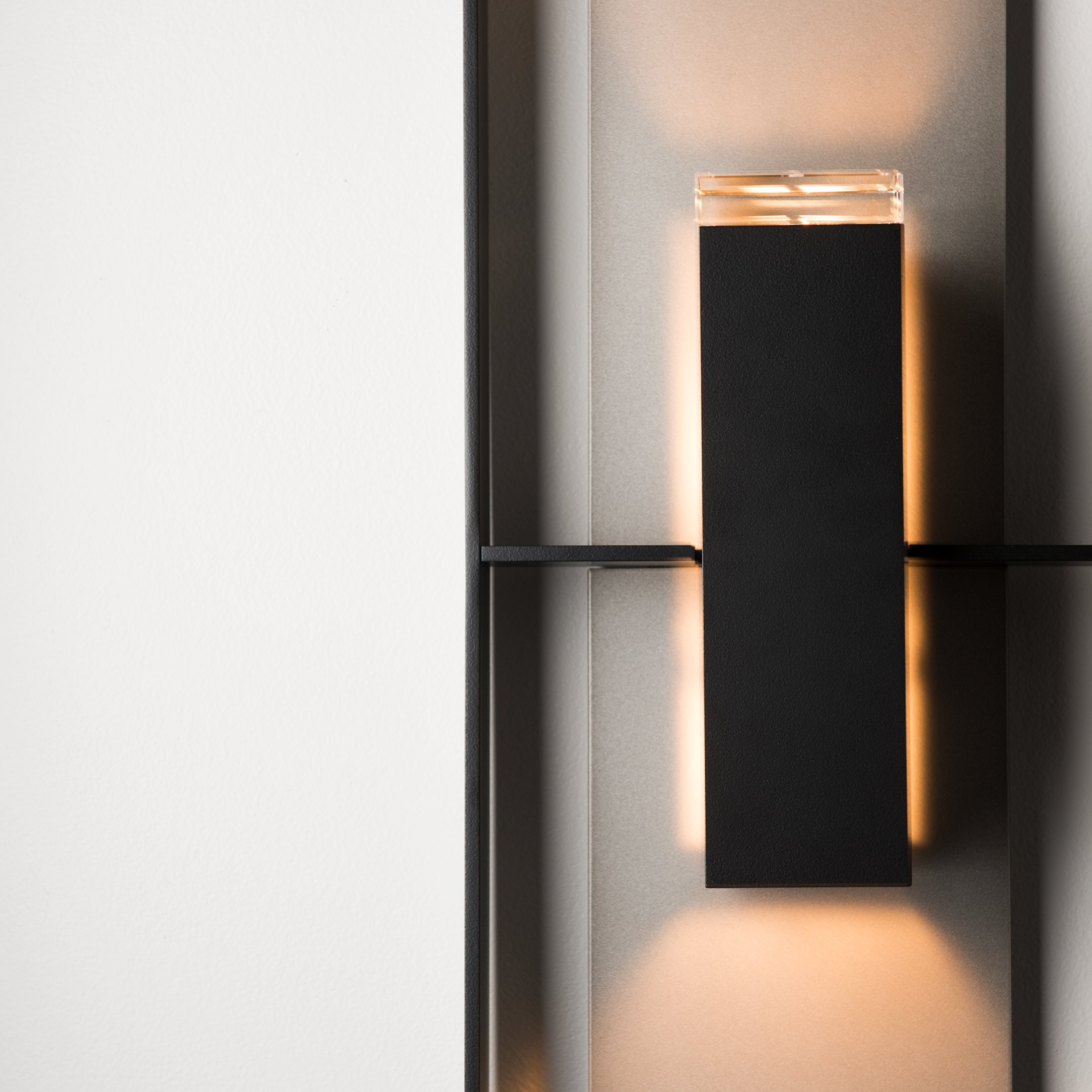 Shadow Box Tall Outdoor Sconce | by Hubbardton Forge | 302607 Shadow Box Tall Outdoor Sconce | by Hubbardton Forge | 302607