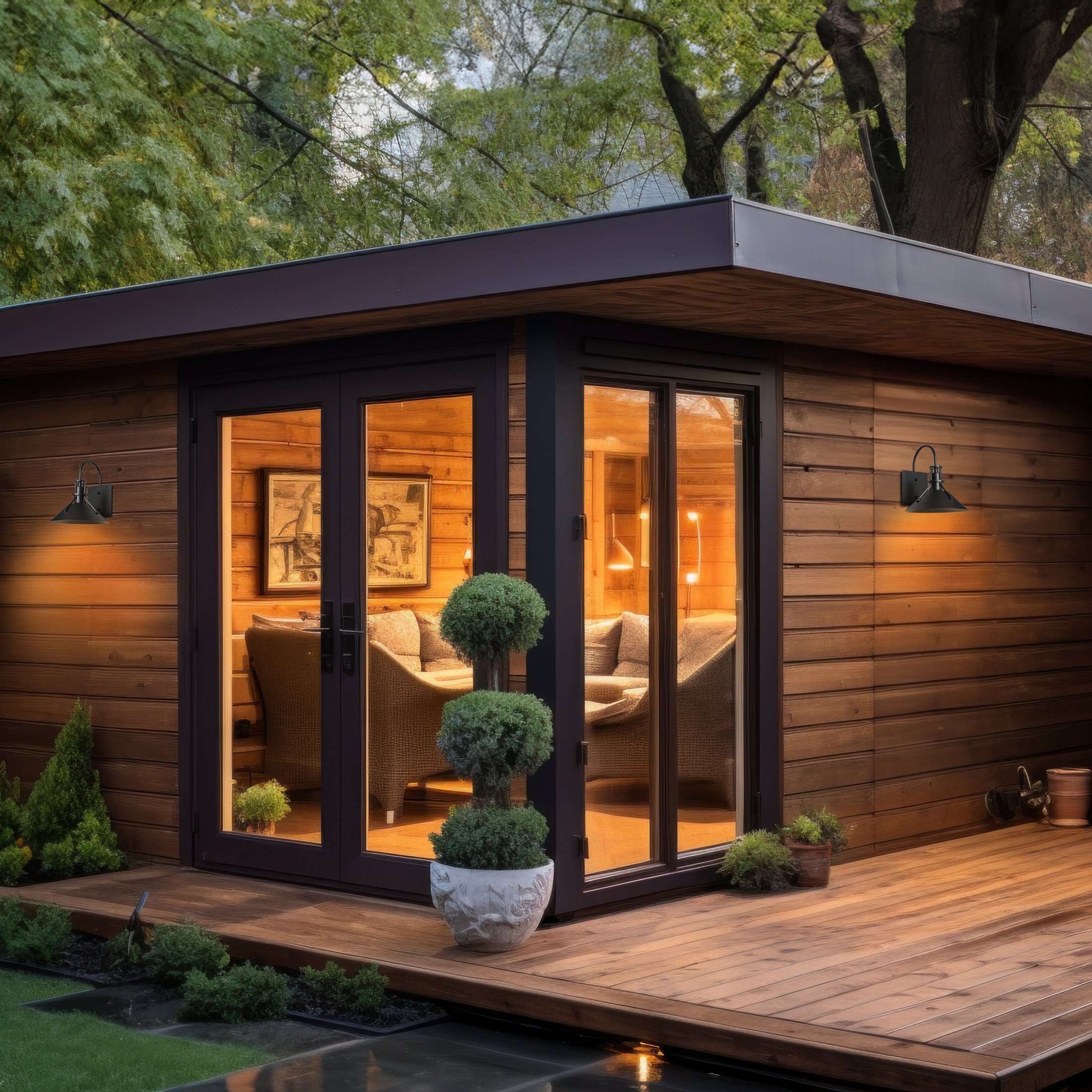 Henry Small Dark Sky Friendly Outdoor Sconce | by Hubbardton Forge