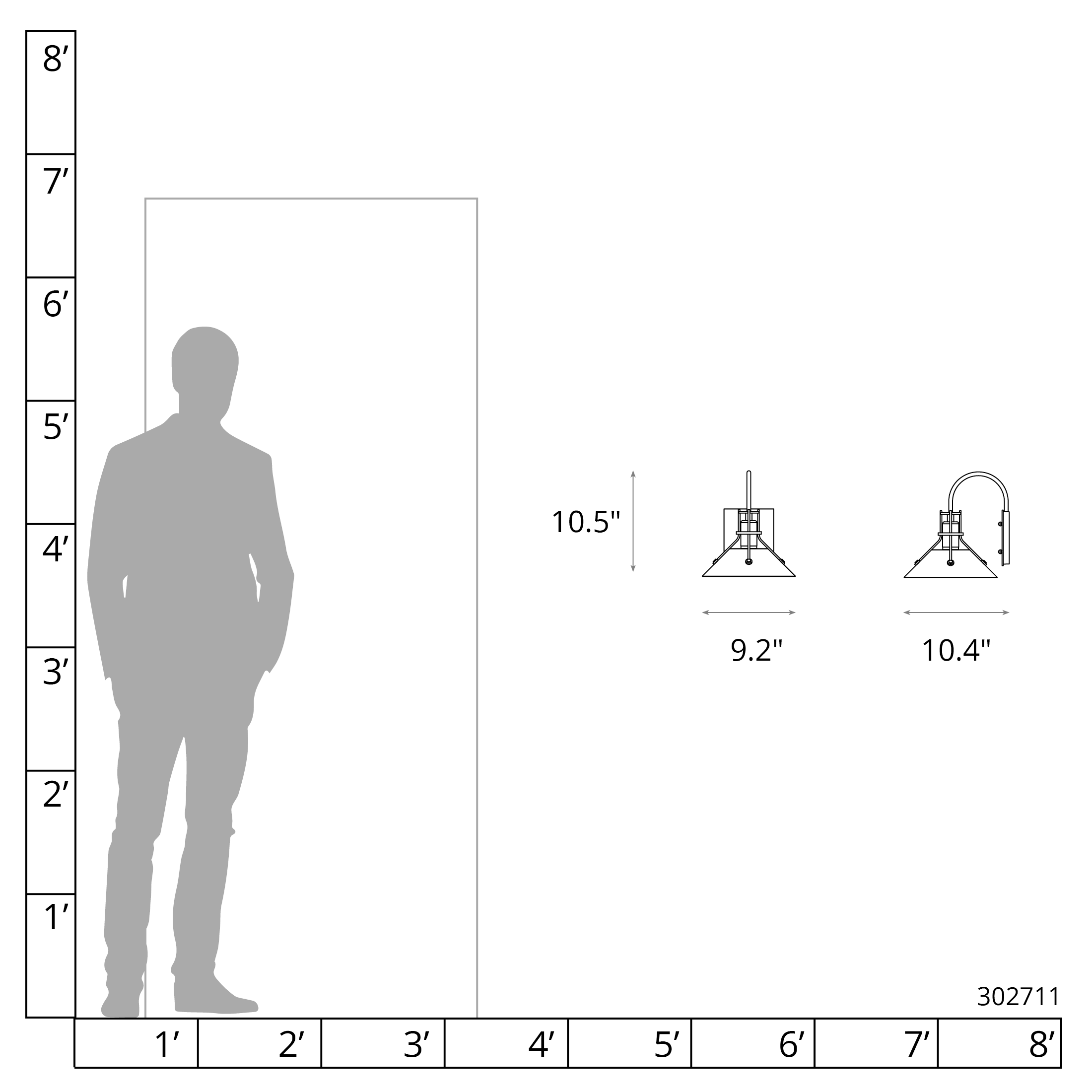 Henry Small Dark Sky Friendly Outdoor Sconce | by Hubbardton Forge