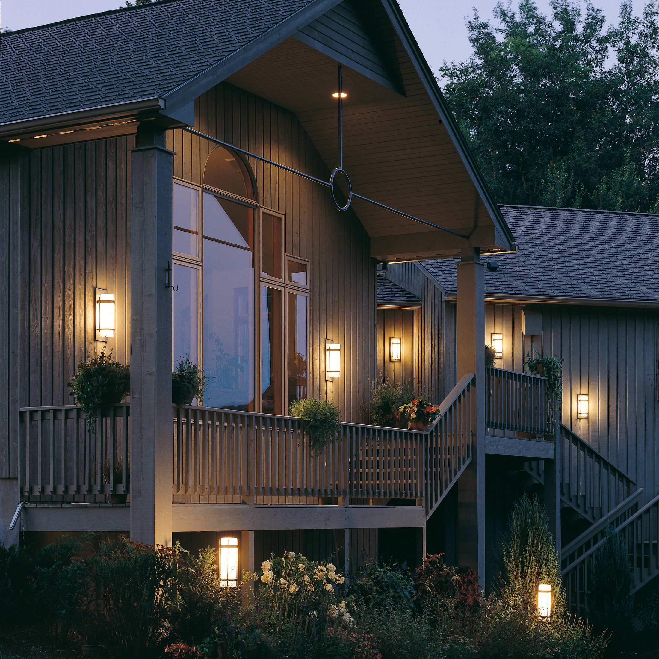 Banded Outdoor Sconce | by Hubbardton Forge | 305893