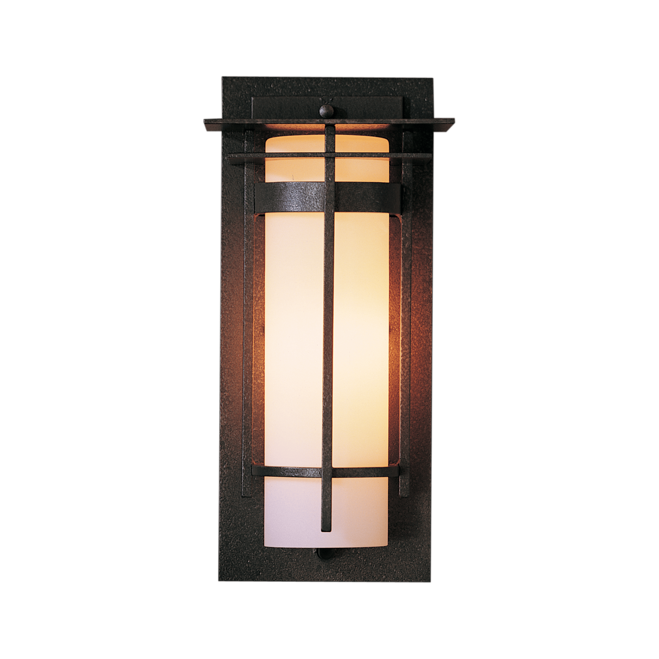 Hubbardton Forge Banded with Top Plate Outdoor Sconce