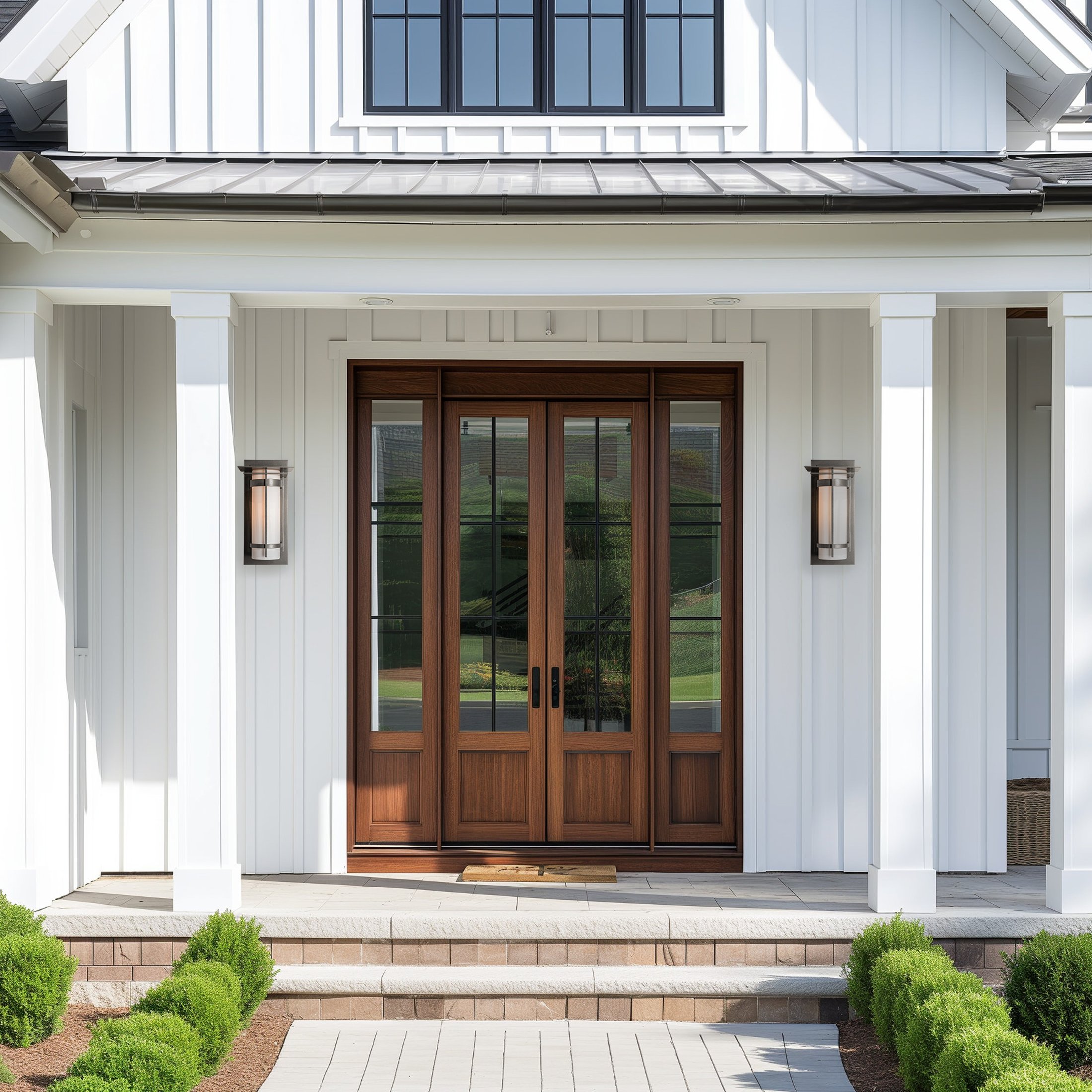 Banded with Top Plate Outdoor Sconce | by Hubbardton Forge | 305993
