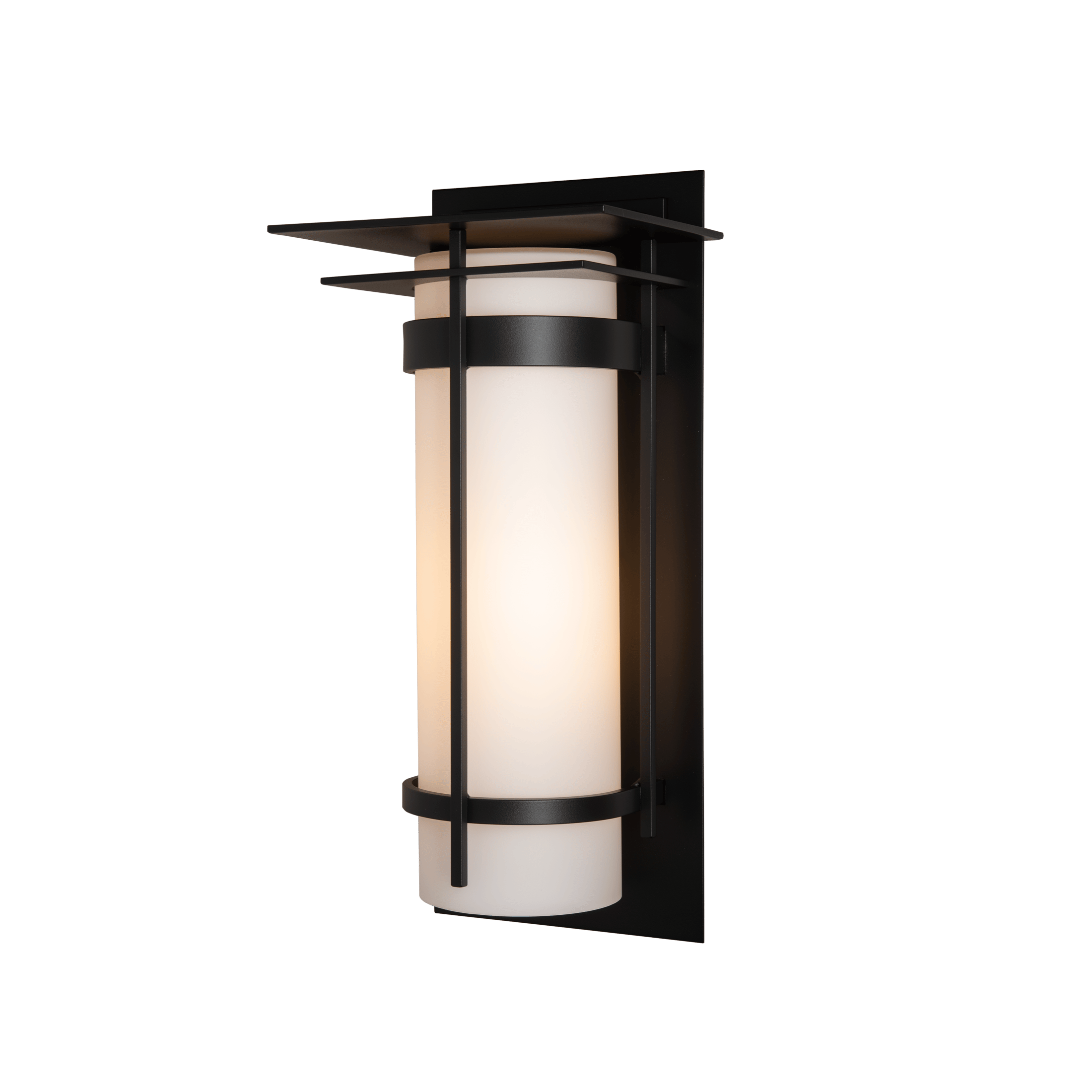 Banded with Top Plate Large Outdoor Sconce | by Hubbardton Forge | 305994