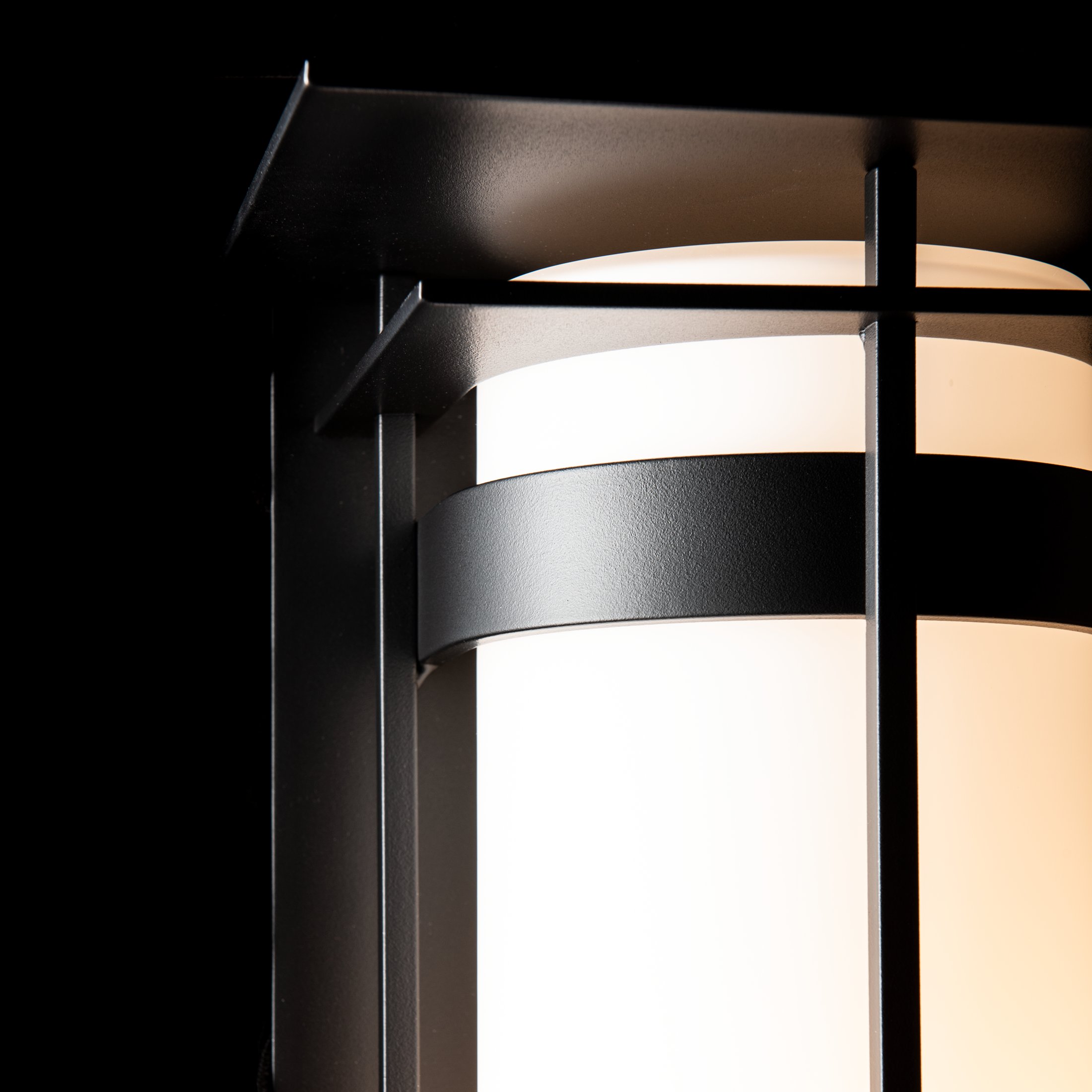 Banded with Top Plate Large Outdoor Sconce | by Hubbardton Forge