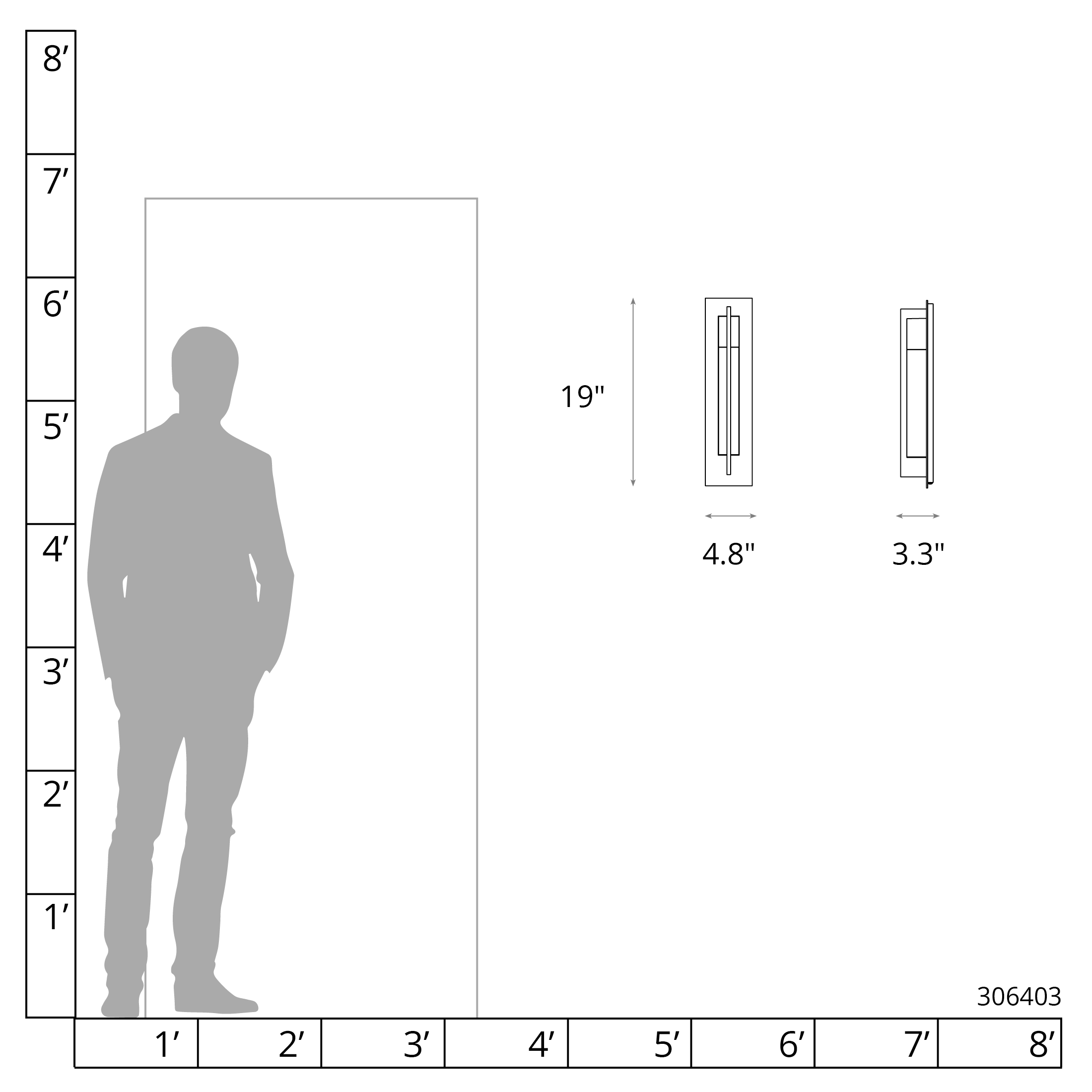 Axis Outdoor Sconce | by Hubbardton Forge | 306403