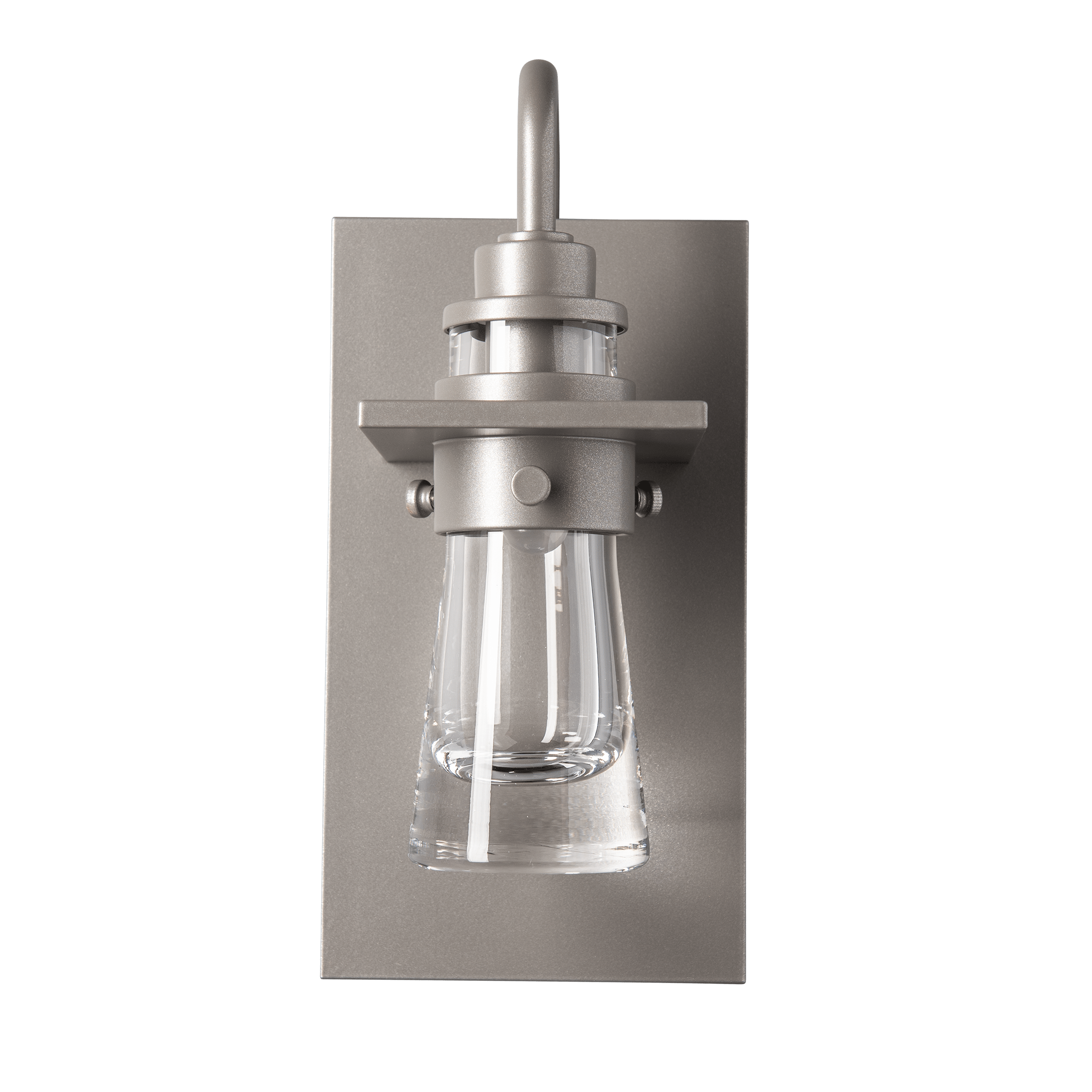 ★87MM★ Mmlg LAYOUT WASHED HFT CHARCOAL Erlenmeyer Small Outdoor Sconce | by Hubbardton Forge | 307710