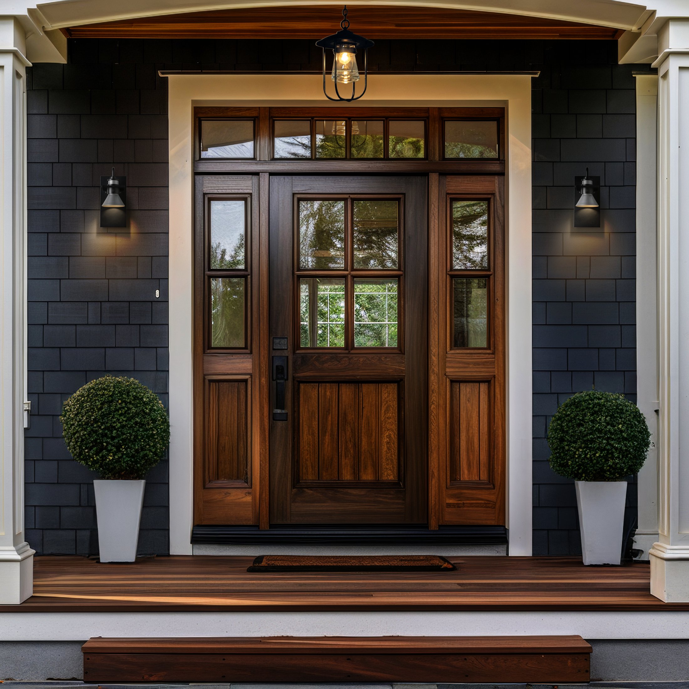 Erlenmeyer Dark Sky Friendly Outdoor Sconce | by Hubbardton Forge